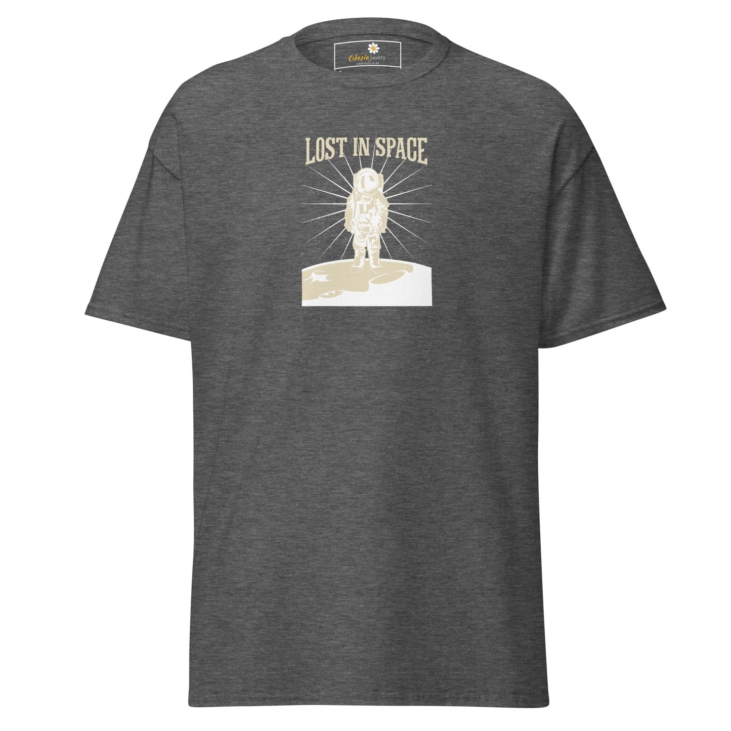 Unisex classic tee - ASTRONAUT LOST IN SPACE - REGULAR - Dark Heather / S
