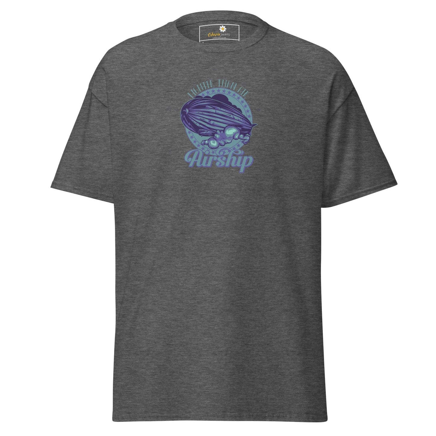 Unisex classic t-shirt - MISC AIRSHIP - REGULAR - Dark Heather / S