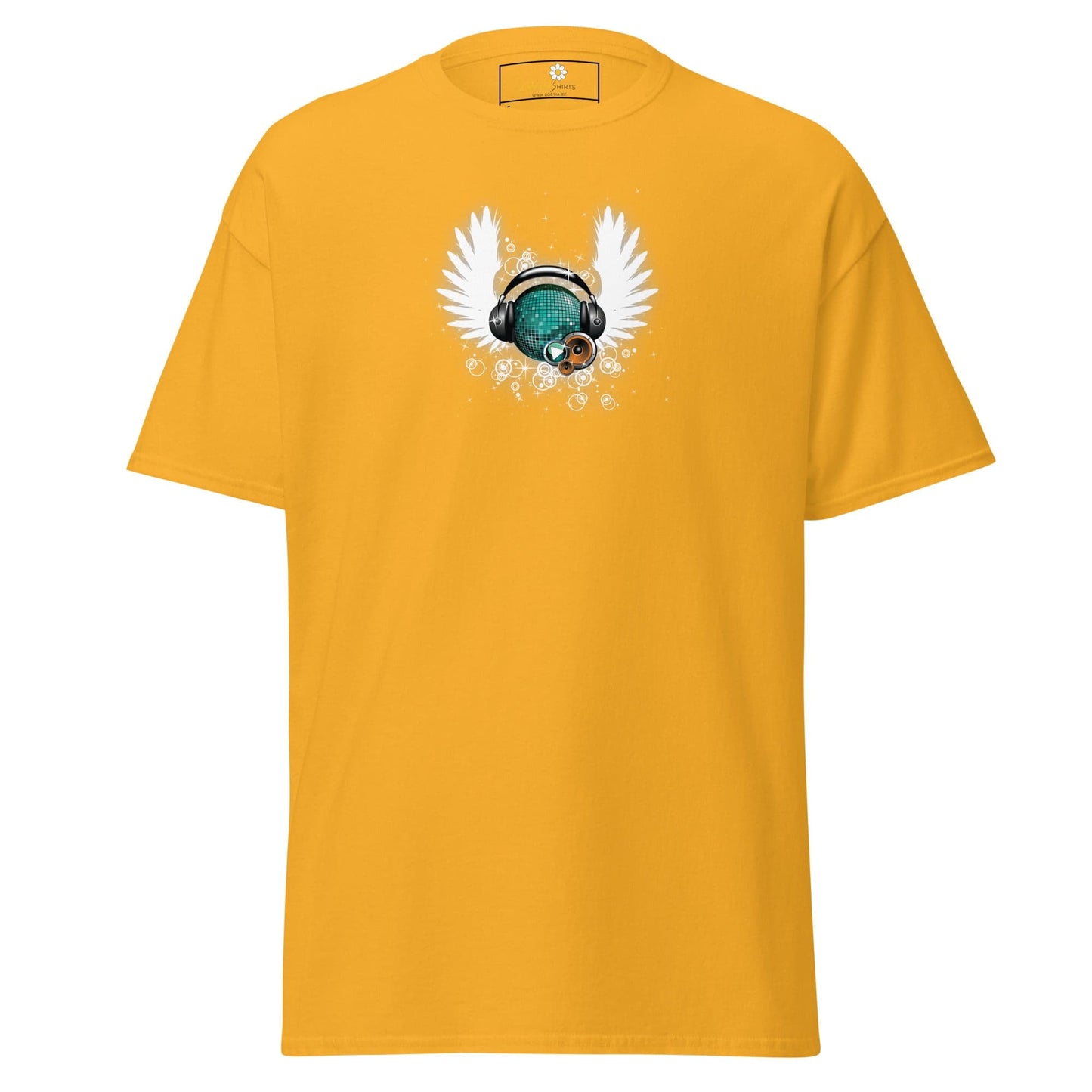 Unisex classic tee - MUSIC WINGS - REGULAR - Gold / S
