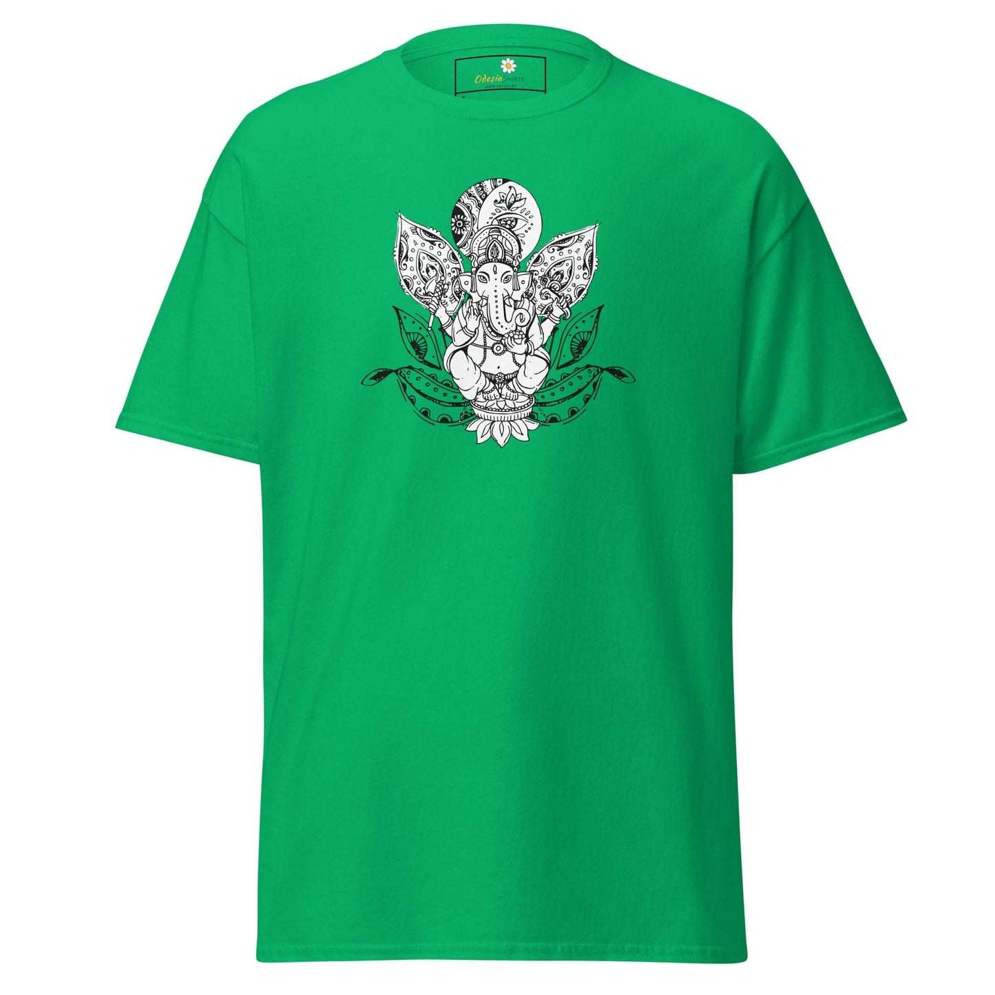 Unisex classic t-shirt - SPIRITUAL GANESH - REGULAR - Irish Green / S