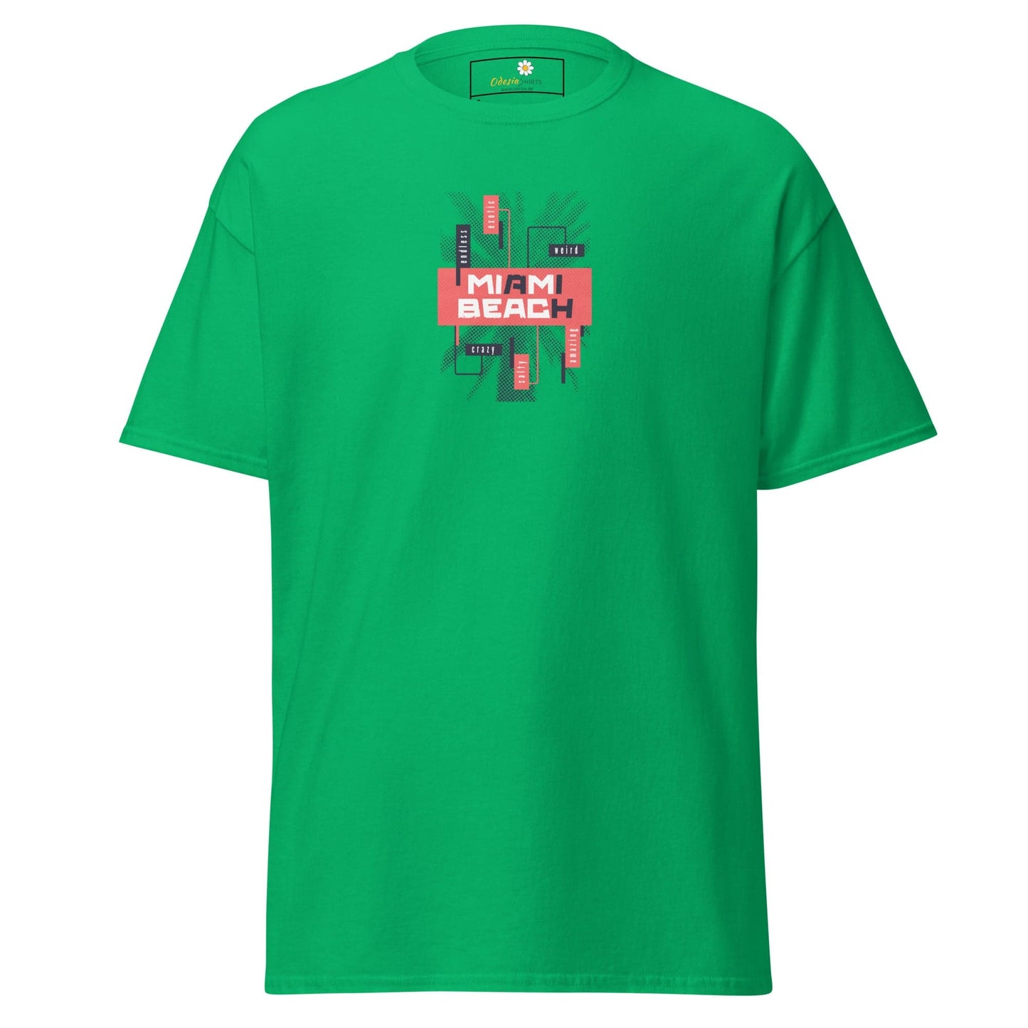 Unisex classic tee - COUNTRY SUMMER MIAMI BEACH - REGULAR - Irish Green / S