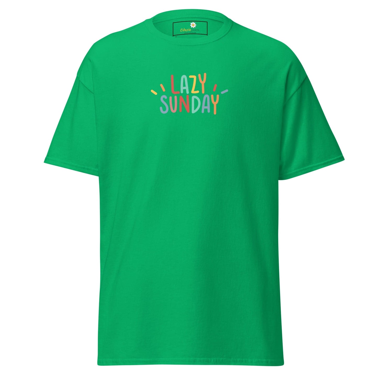 Unisex classic tee - MISC LAZY SUNDAY - REGULAR - Irish Green / S