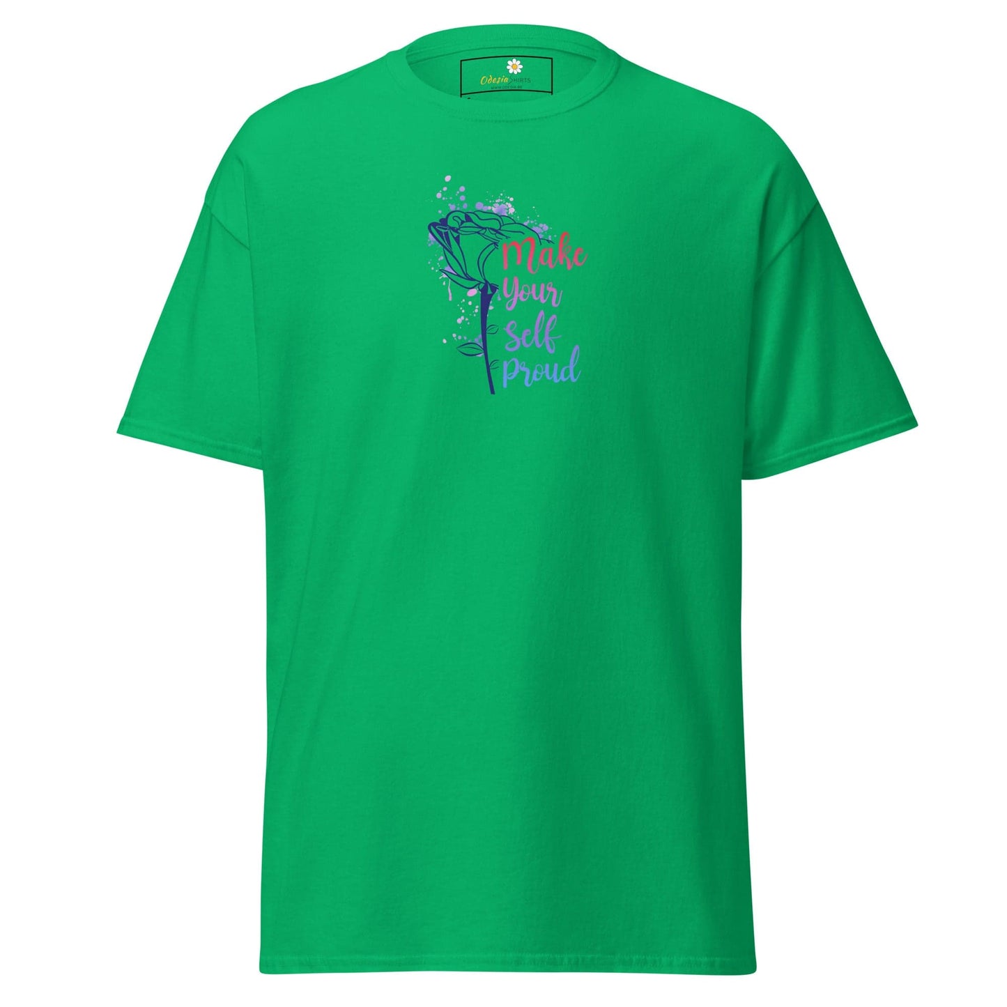 Unisex classic tee - MISC TEXT MAKE YOURSELF PROUD - REGULAR - Irish Green / S