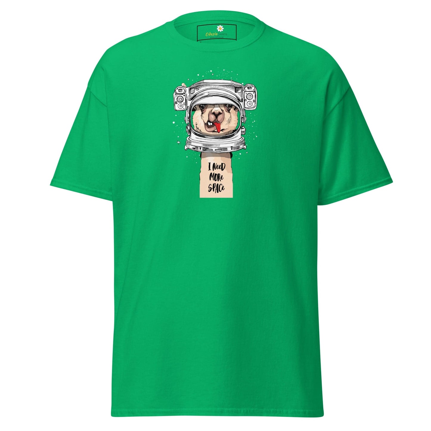 Unisex classic t-shirt - ASTRONAUT FUN LAMA SPACE - REGULAR - Irish Green / S