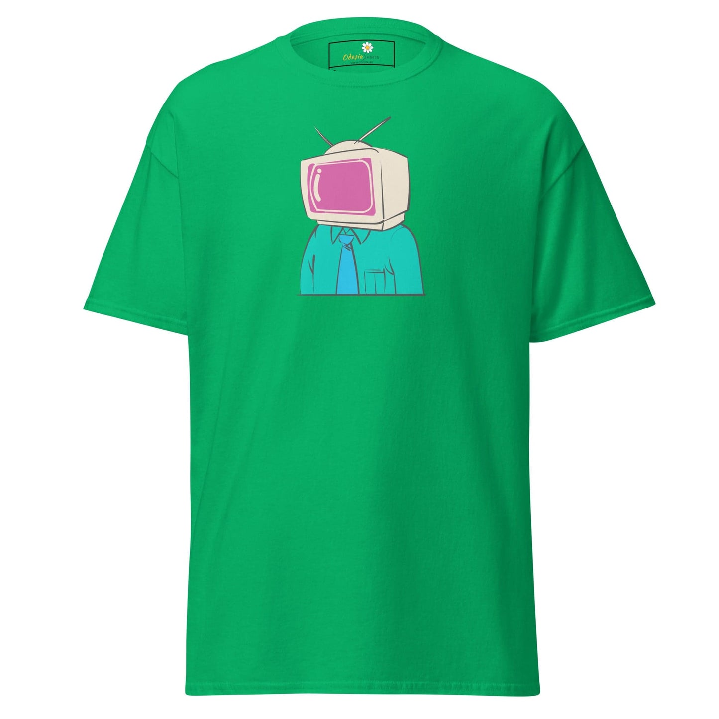 Unisex classic t-shirt - FANTASY TELEVISION HEAD - REGULAR - Irish Green / S