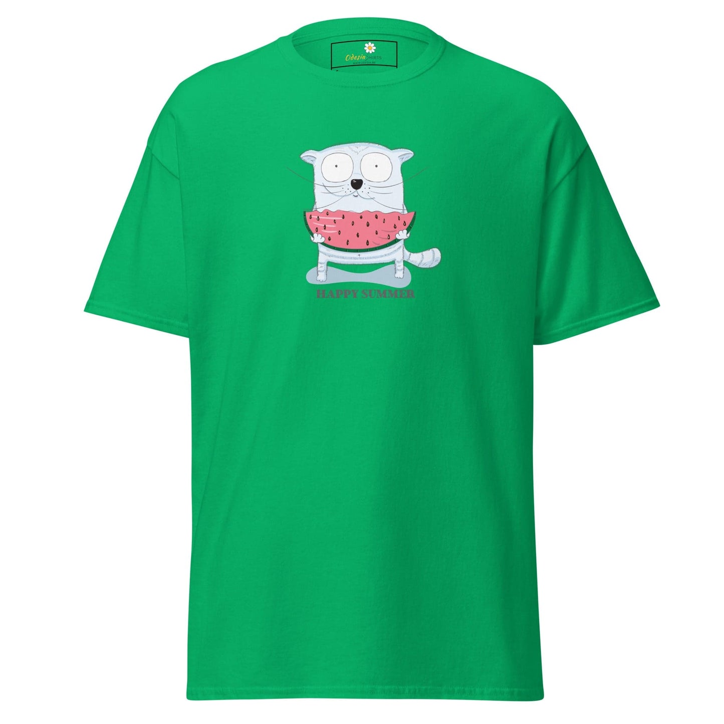 Unisex classic t-shirt - FUN ANIMALS HAPPY SUMMER - REGULAR - Irish Green / S