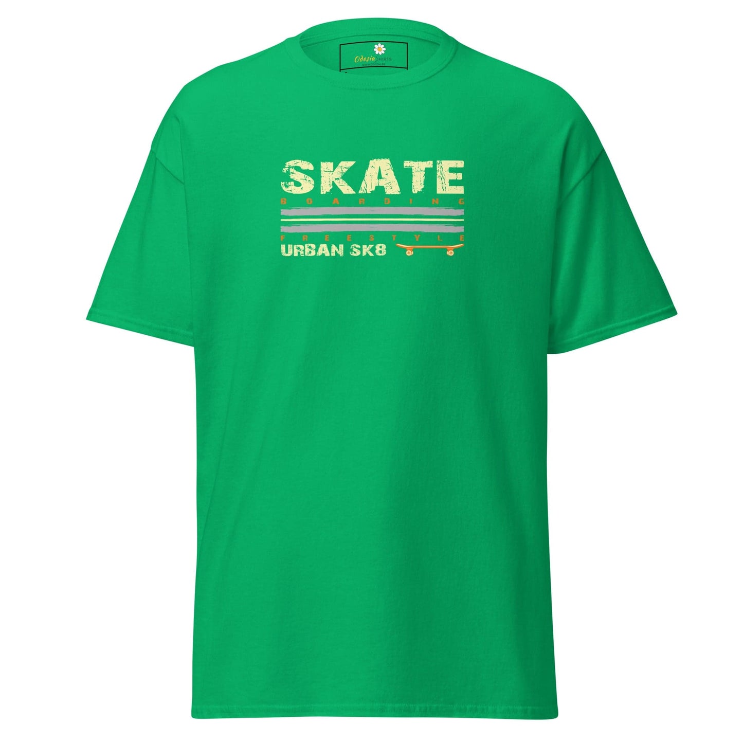 Unisex classic t-shirt - SPORT SKATEBOARDING - REGULAR - Irish Green / S