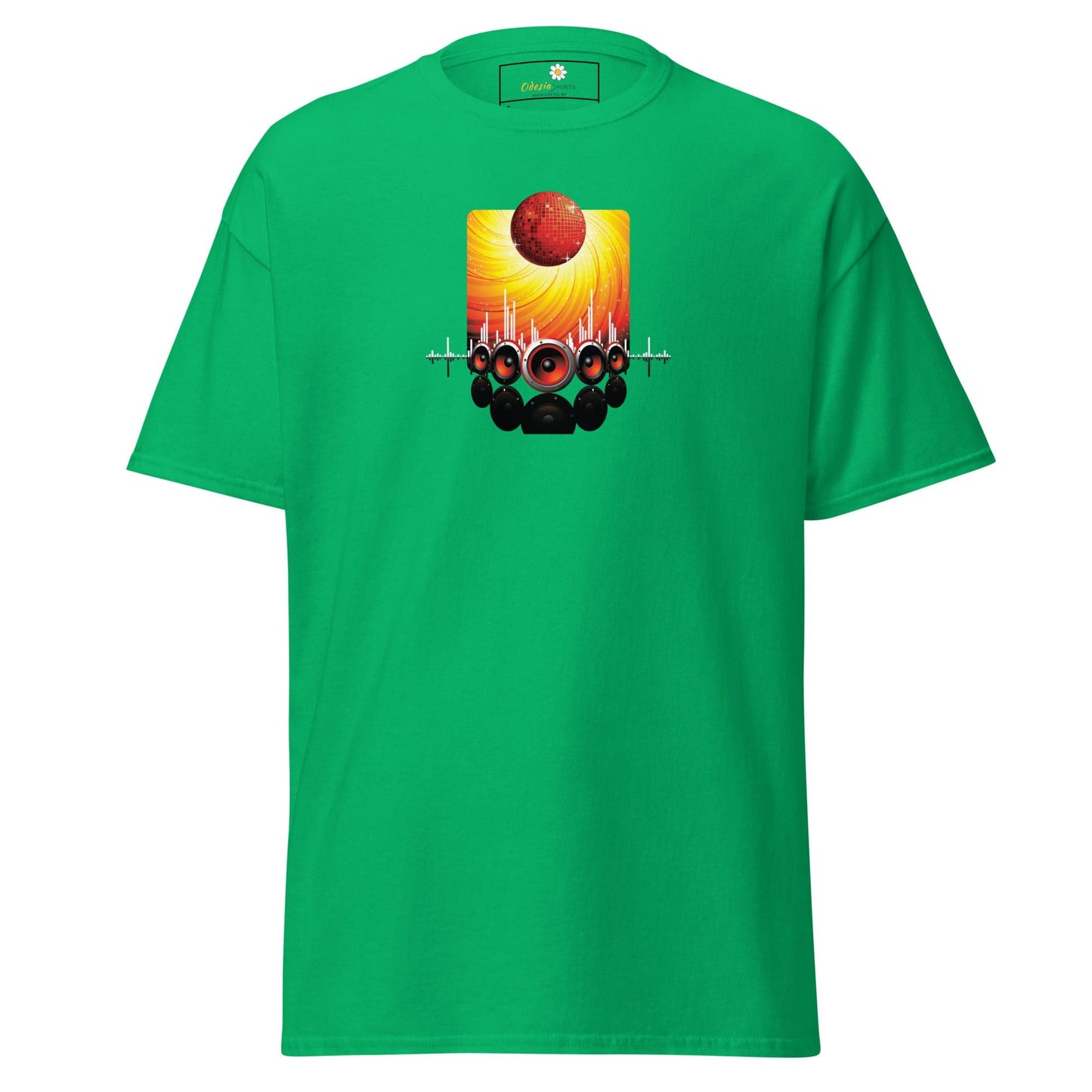 Unisex classic tee - MUSIC SPEAKERS - REGULAR - Irish Green / S