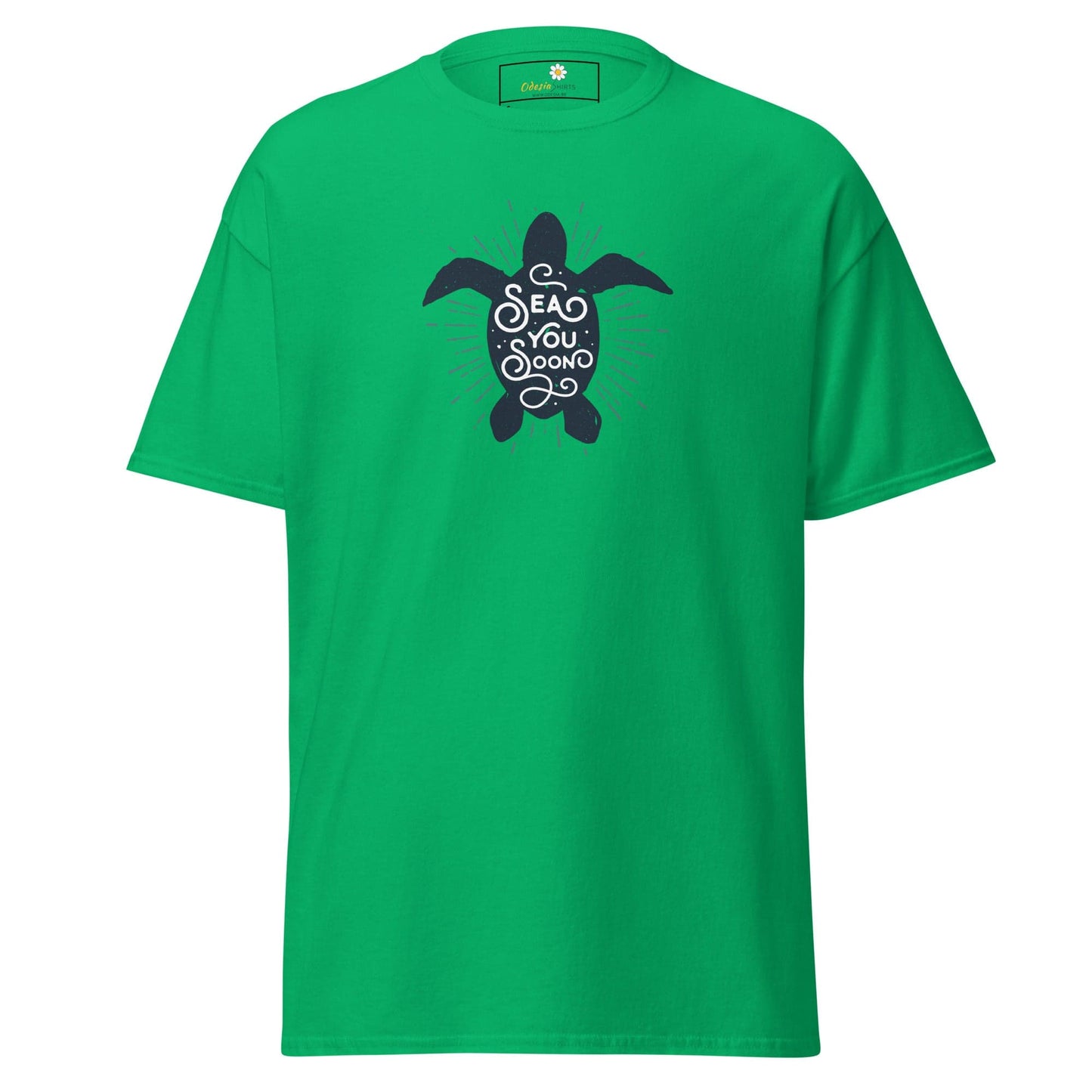 Unisex classic t-shirt - WILD LIFE TORTOISE SEE YOU - REGULAR - Irish Green / S