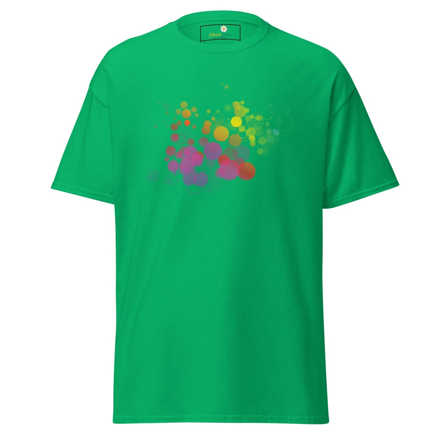 Unisex classic tee - ABSTRACT BUBBLES - REGULAR - Irish Green / S