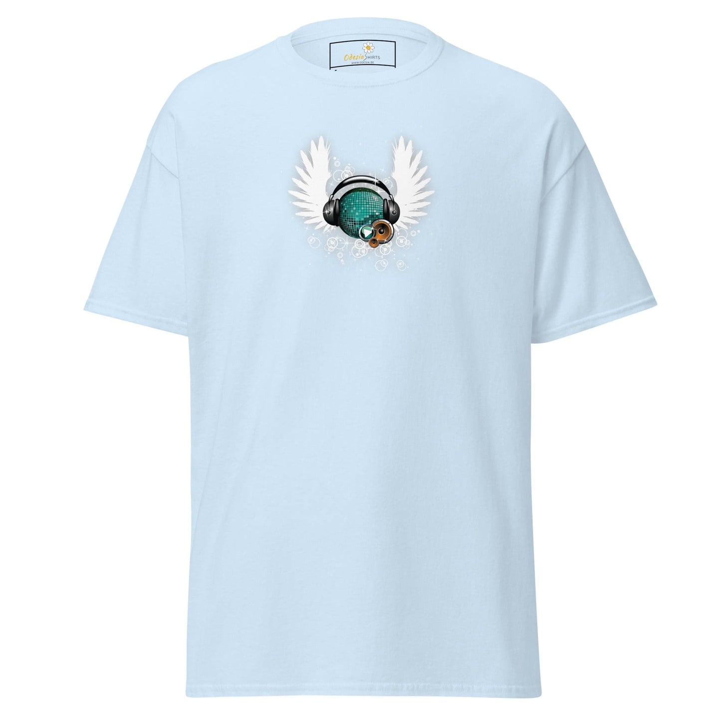 Unisex classic tee - MUSIC WINGS - REGULAR - Light Blue / S