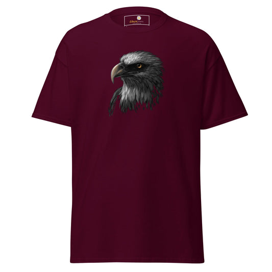 Unisex classic t-shirt - WILD LIFE EAGLE - REGULAR - Maroon / S