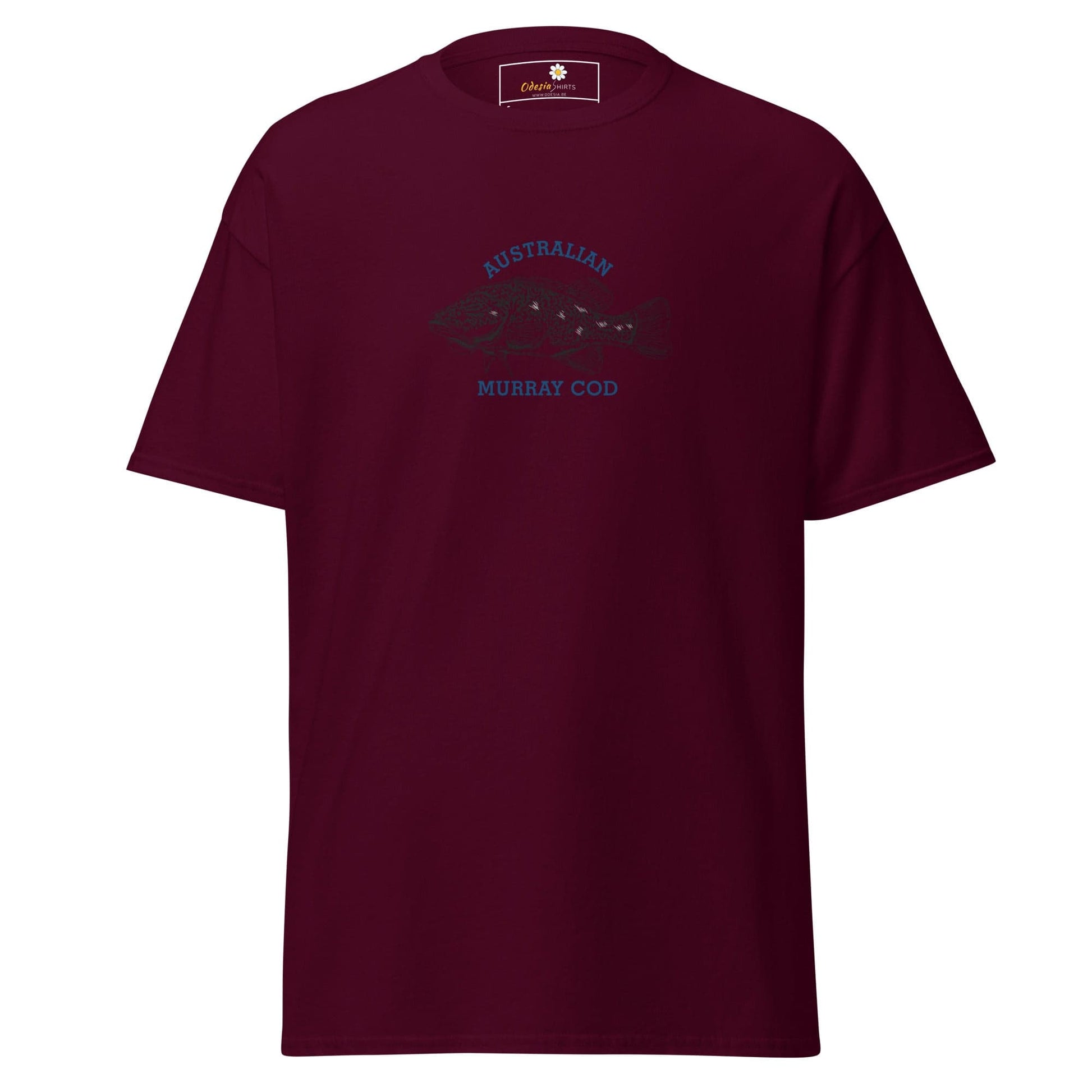 Unisex classic tee - WILD LIFE AUSTRALIAN FISH - REGULAR - Maroon / S