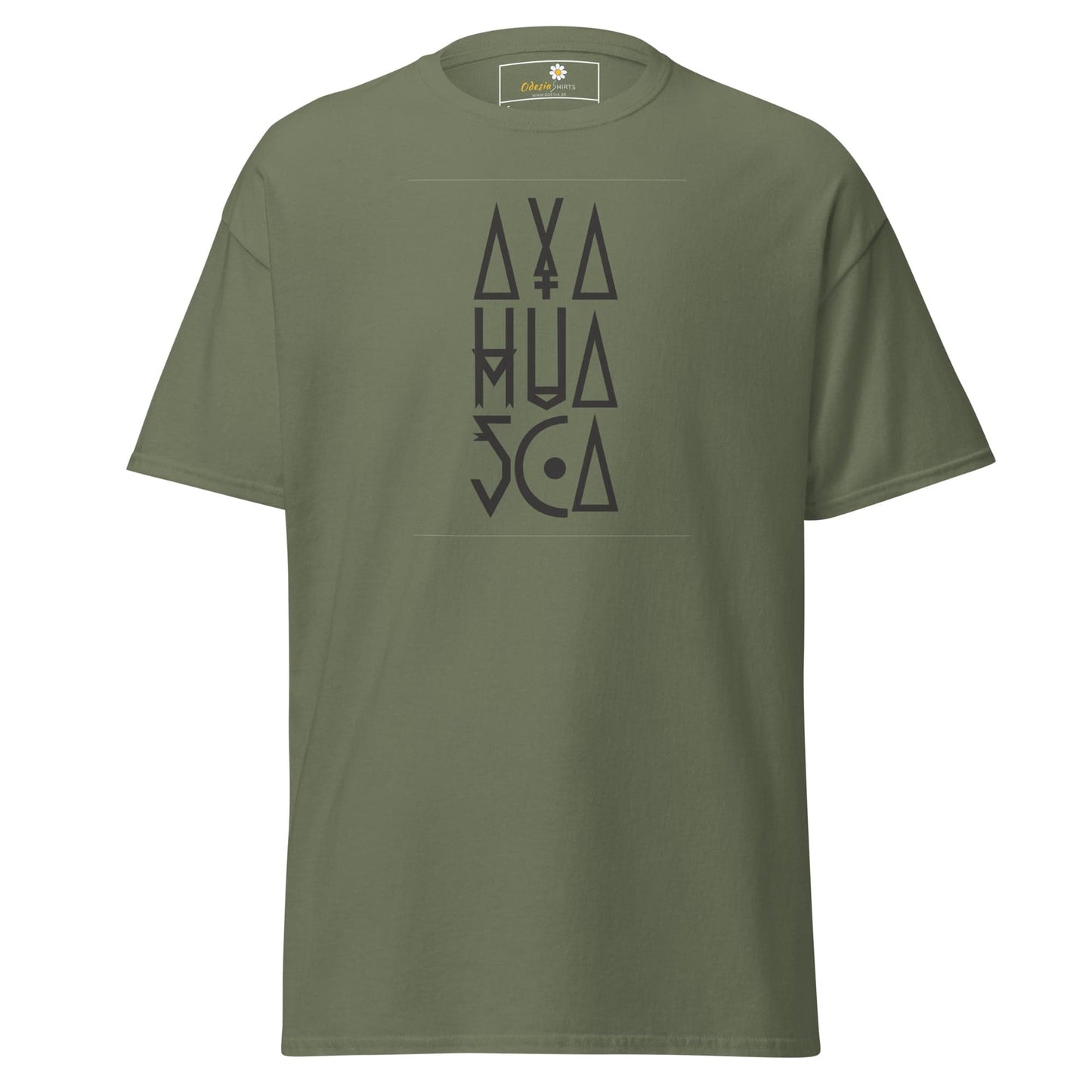 Unisex classic t-shirt - MYSTIC AYAHUASCA - REGULAR - Military Green / S