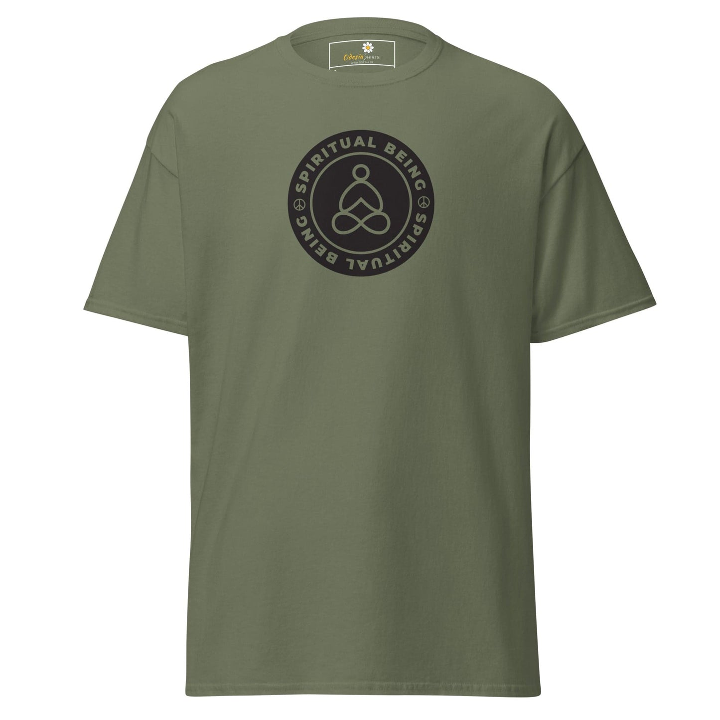 Unisex classic tee - SPIRITUAL BEING - REGULAR - Military Green / S
