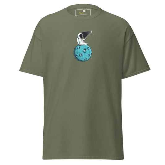 Unisex classic tee - ASTRONAUT SELFIE - REGULAR - Military Green / S