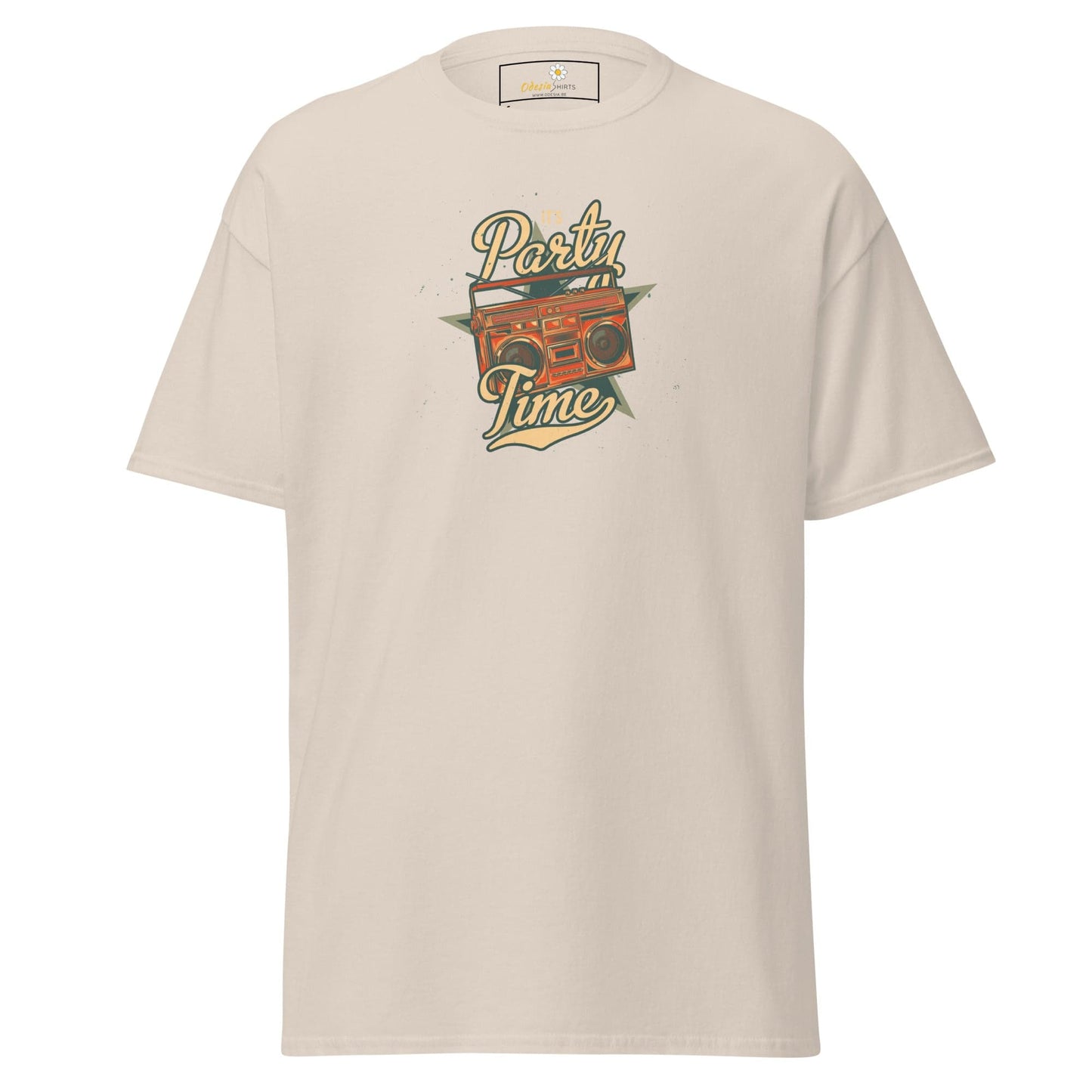 Unisex classic tee - MUSIC PARTY TIME - REGULAR - Natural / S