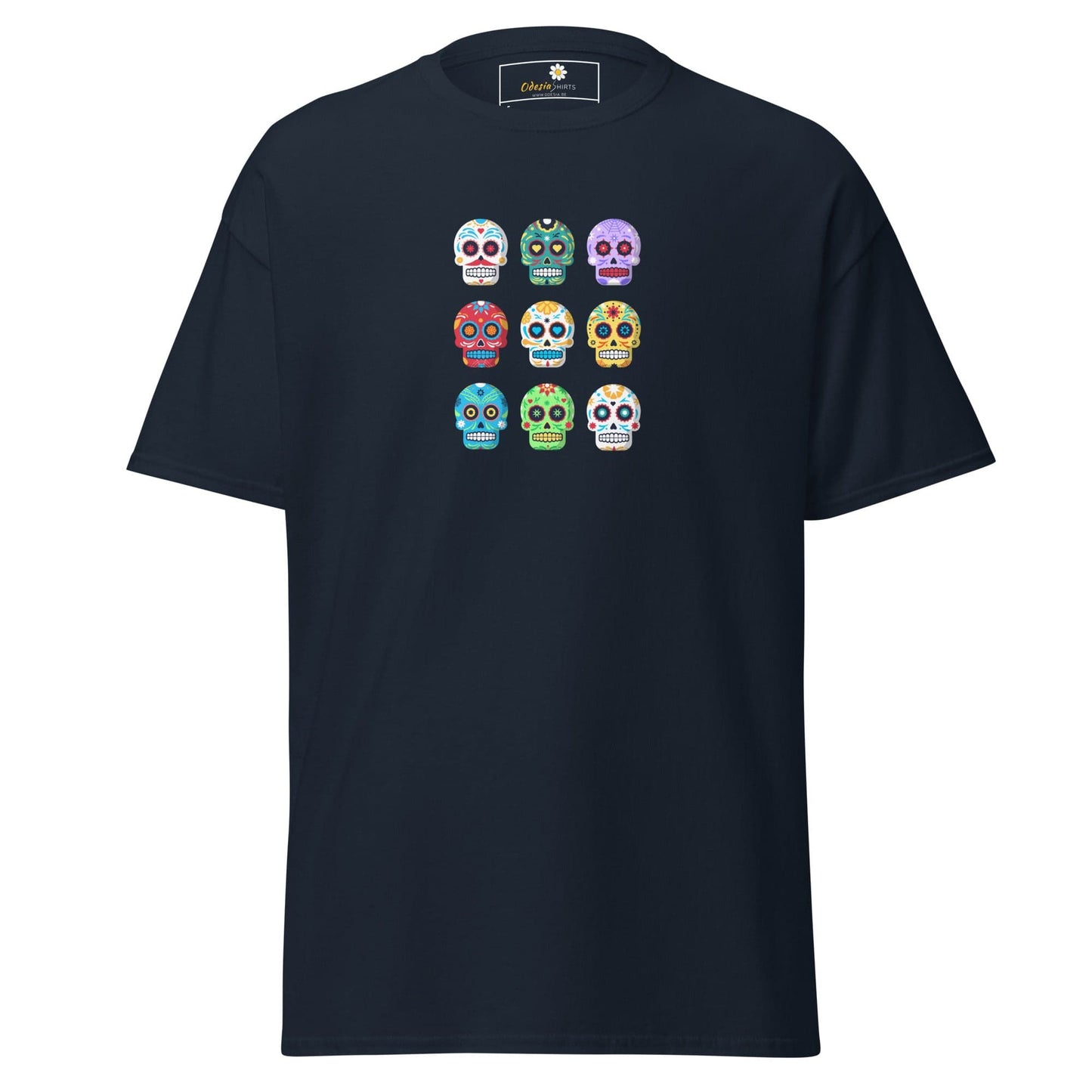 Unisex classic tee - SKULL COLOR SKULLS - REGULAR - Navy / S