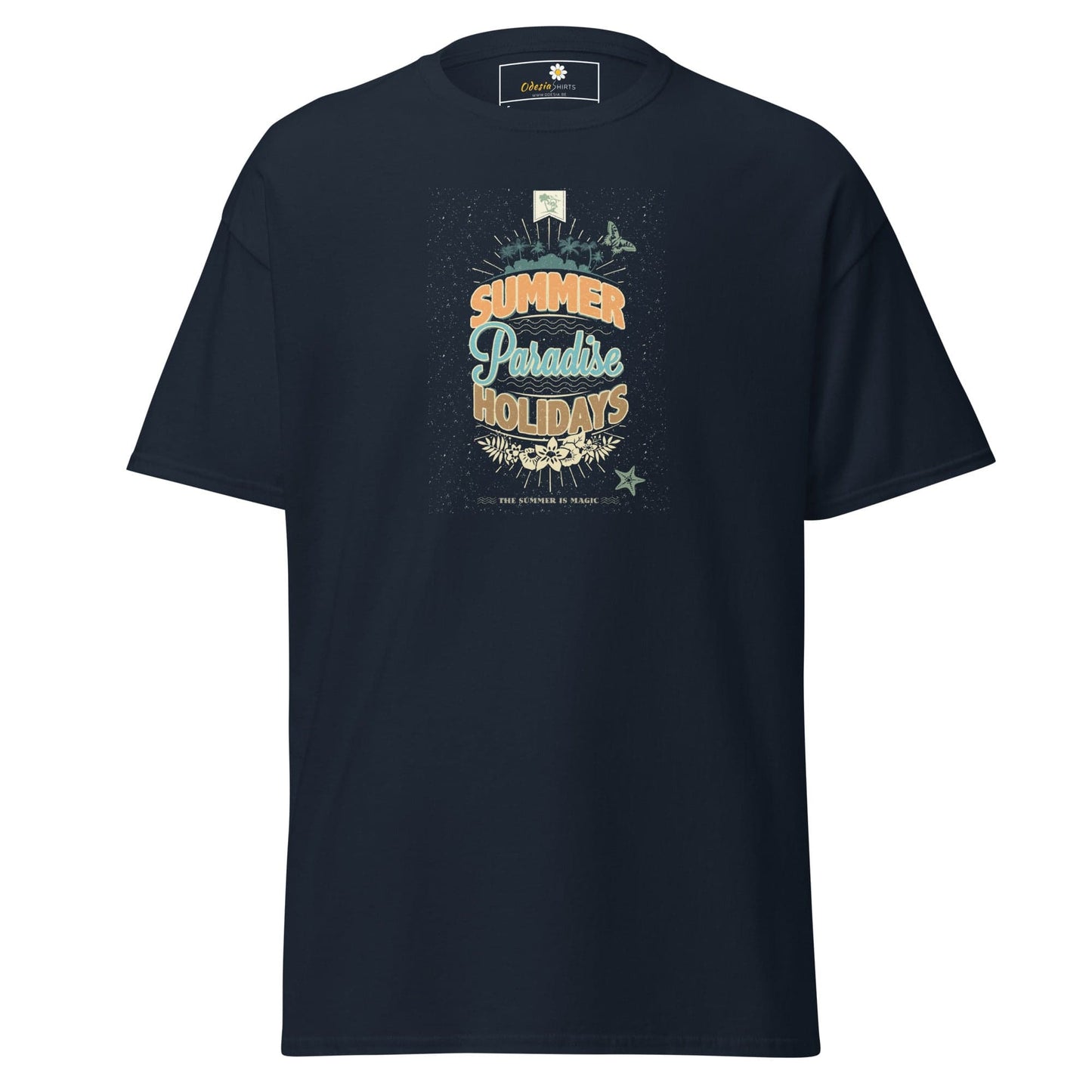 Unisex classic tee - SUMMER PARADISE - REGULAR - Navy / S
