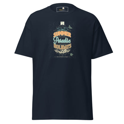 Unisex classic tee - SUMMER PARADISE - REGULAR - Navy / S