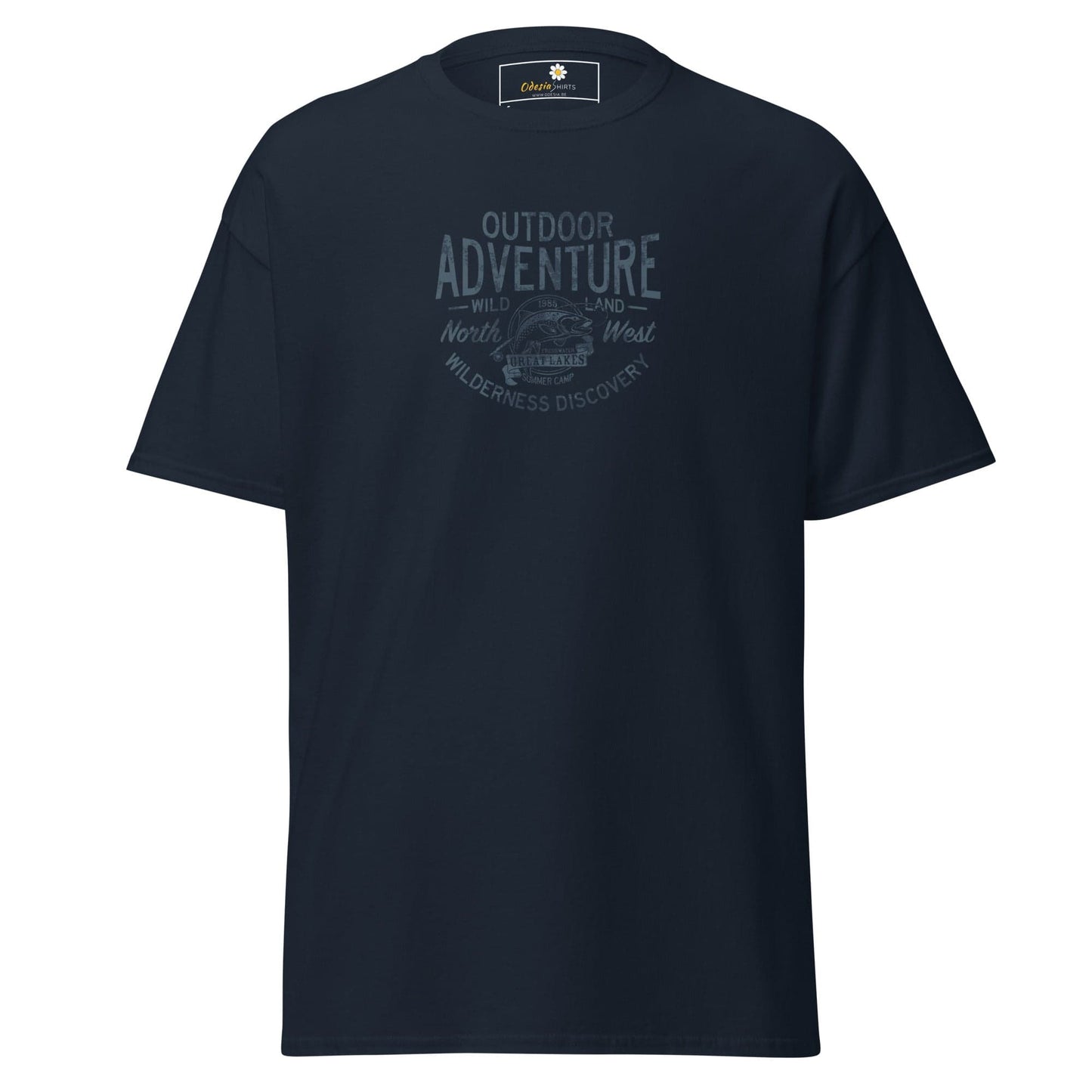 Unisex classic t-shirt - SPORT OUTDOOR ADVENTURE - REGULAR - Navy / S