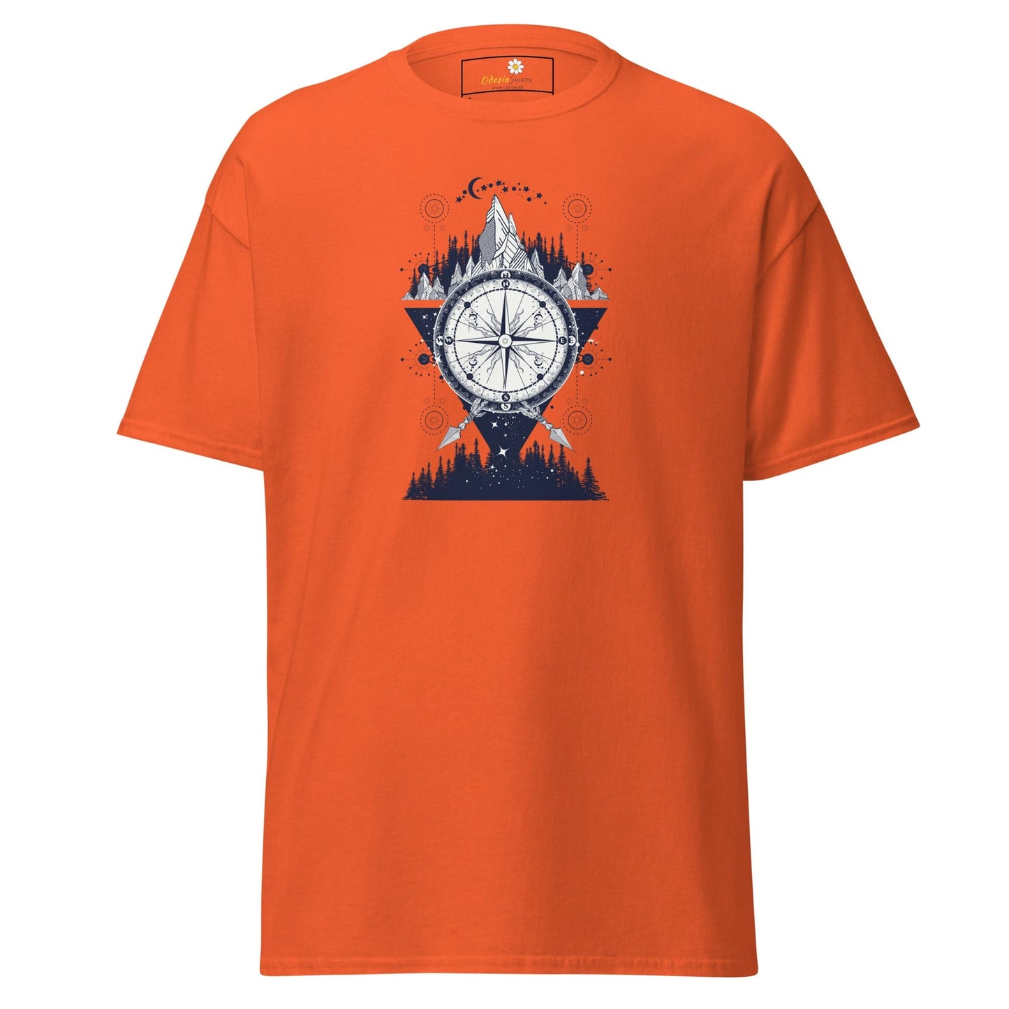 Unisex classic t-shirt - MYSTIC DIRECTIONS - REGULAR - Orange / S
