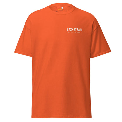 Unisex classic t-shirt - SPORT BASKETBALL - REGULAR - Orange / S