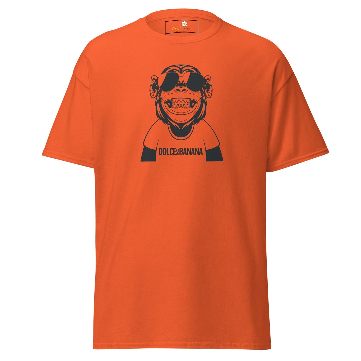 Unisex classic t-shirt - FUN DOLCE BANANA - REGULAR - Orange / S