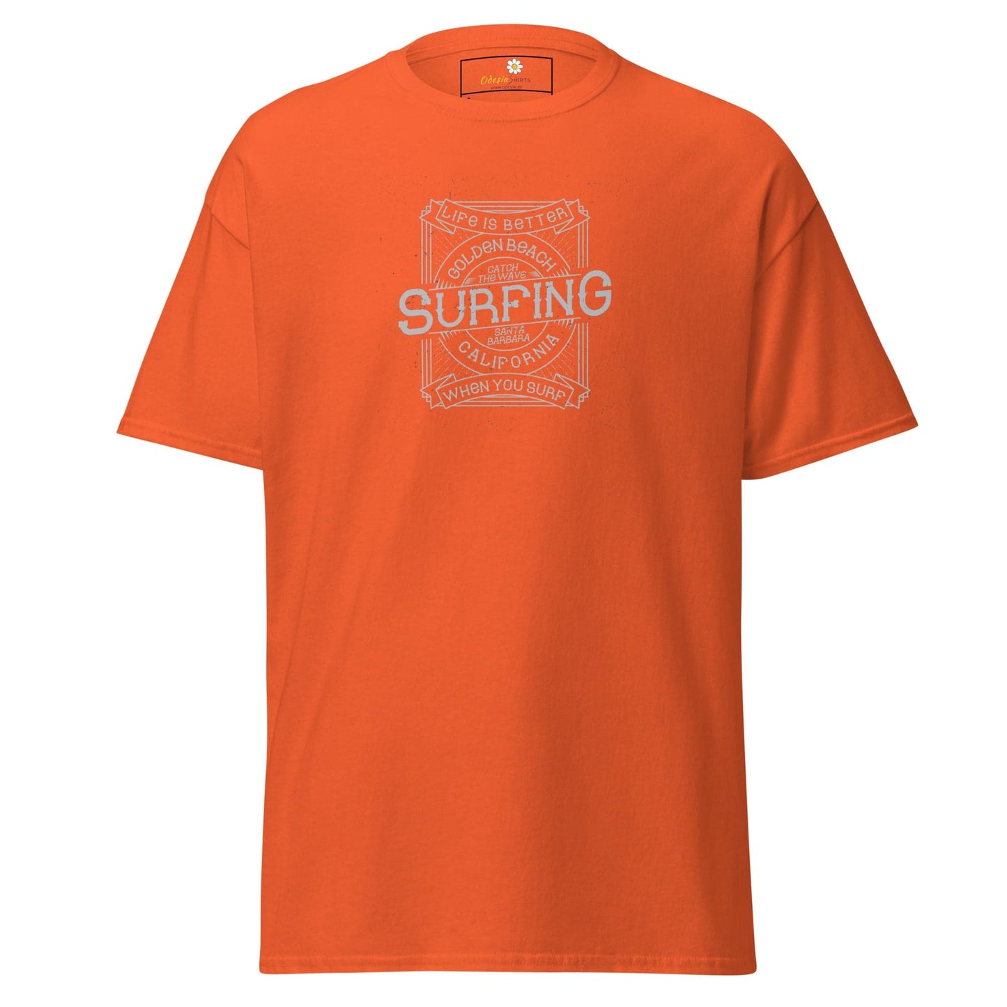 Unisex classic tee - SPORT GOLDEN BEACH SURFING - REGULAR - Orange / S
