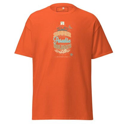 Unisex classic tee - SUMMER PARADISE - REGULAR - Orange / S