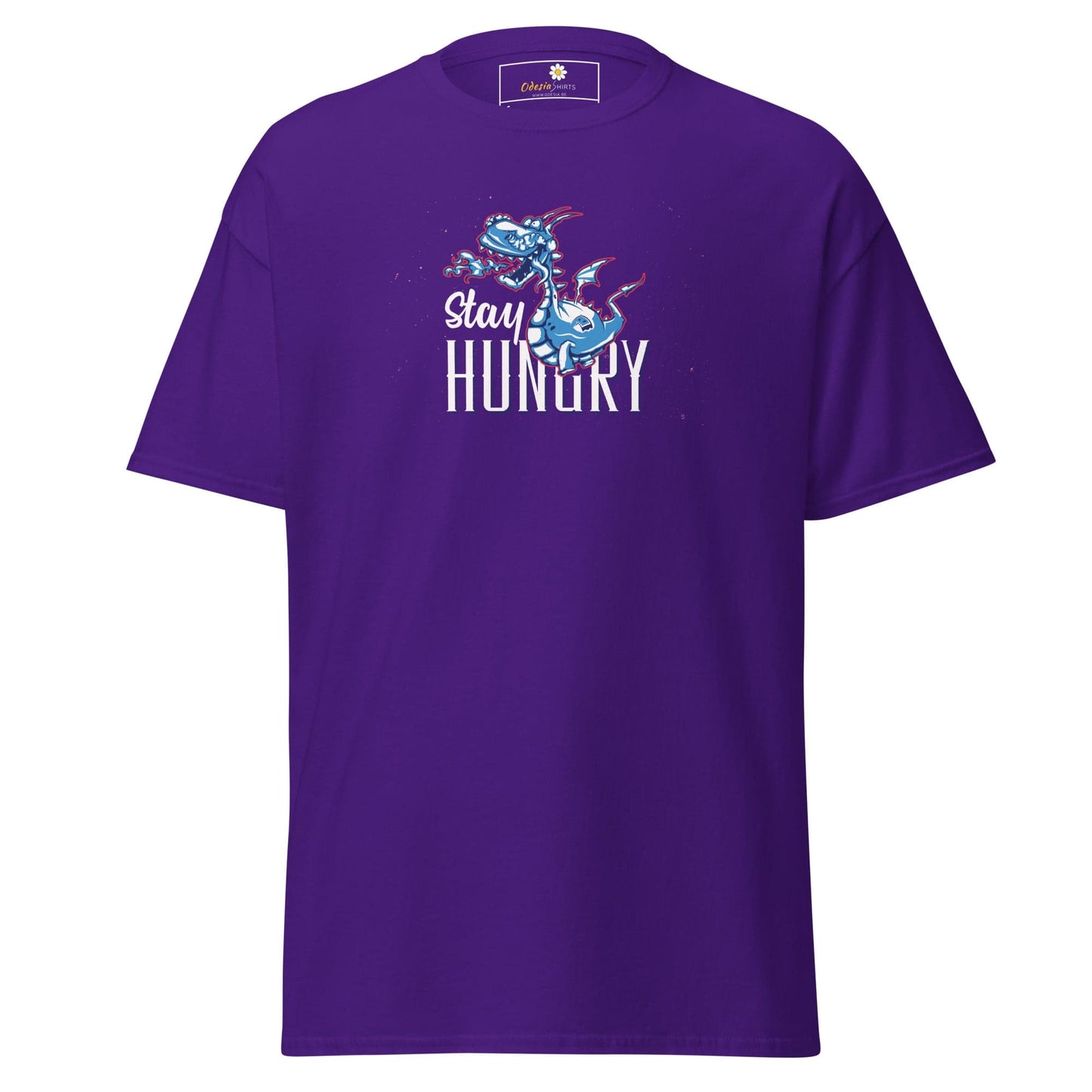 Unisex classic t-shirt - FUN STAY HUNGRY - REGULAR - Purple / S