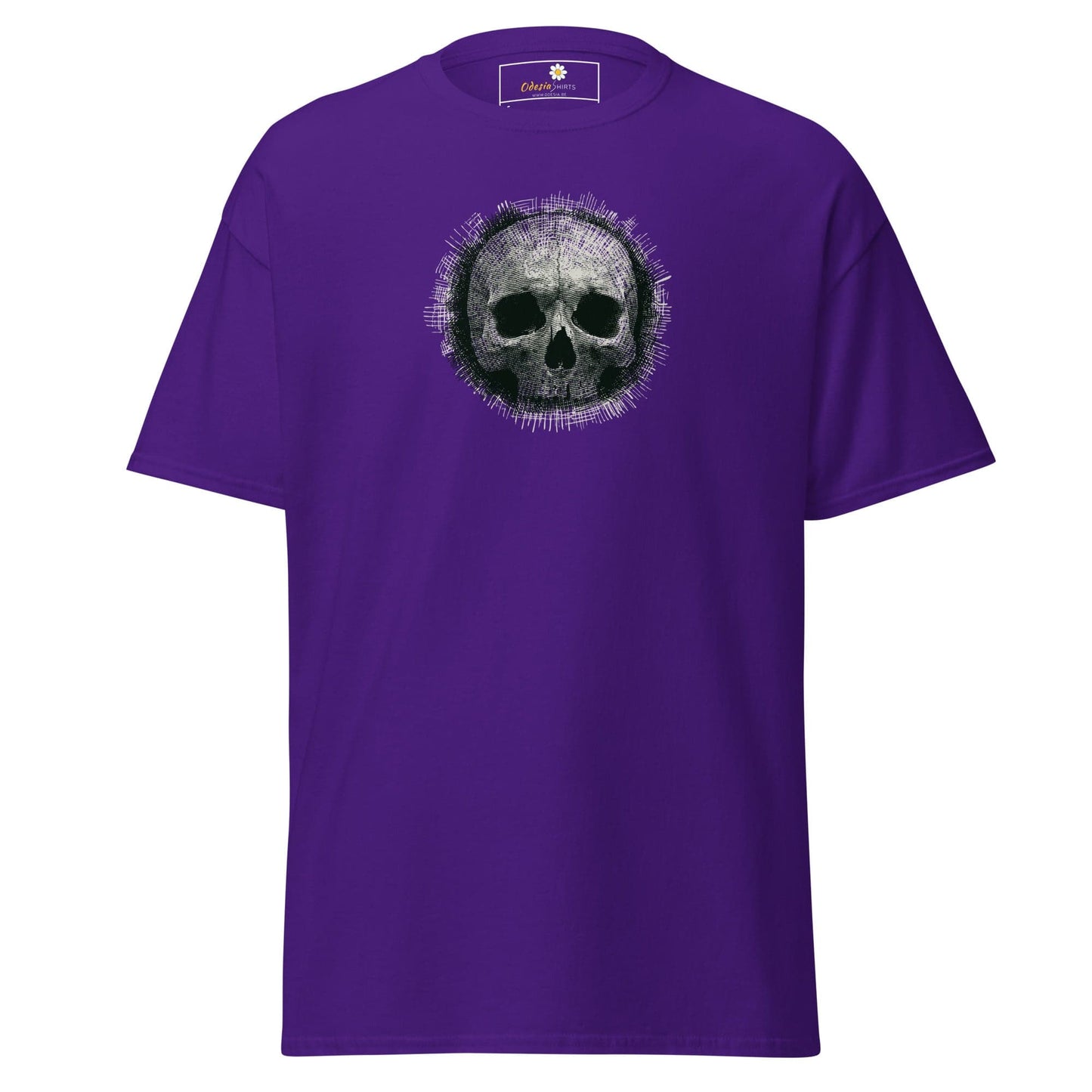 Unisex classic tee - SKULL - REGULAR - Purple / S