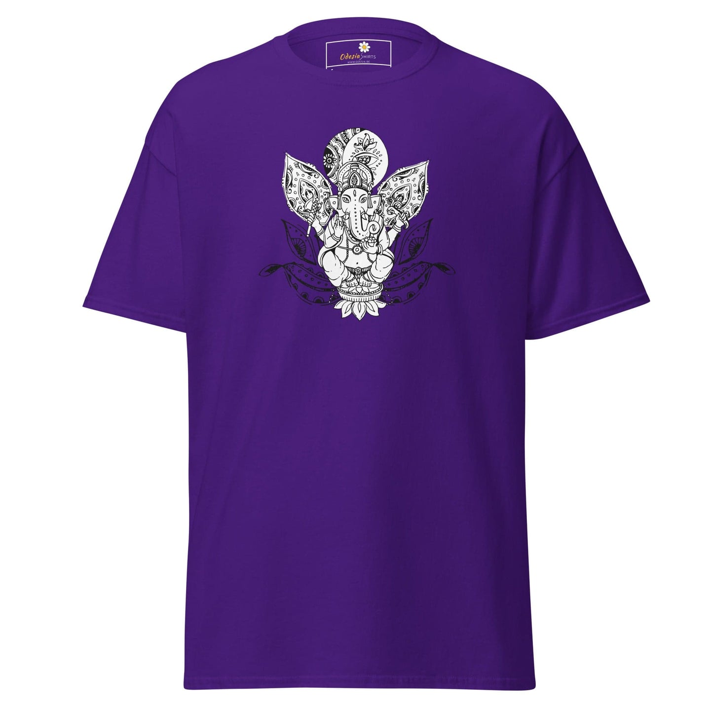 Unisex classic t-shirt - SPIRITUAL GANESH - REGULAR - Purple / S