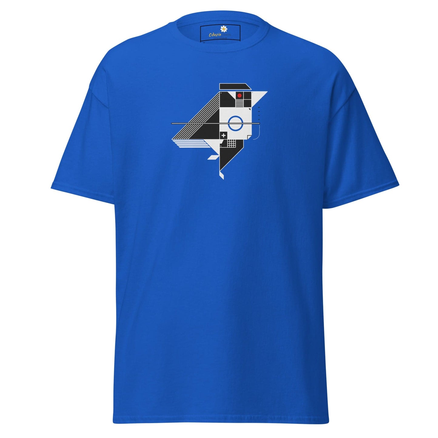 Unisex classic tee - ABSTRACT BIRD - REGULAR - Royal / S