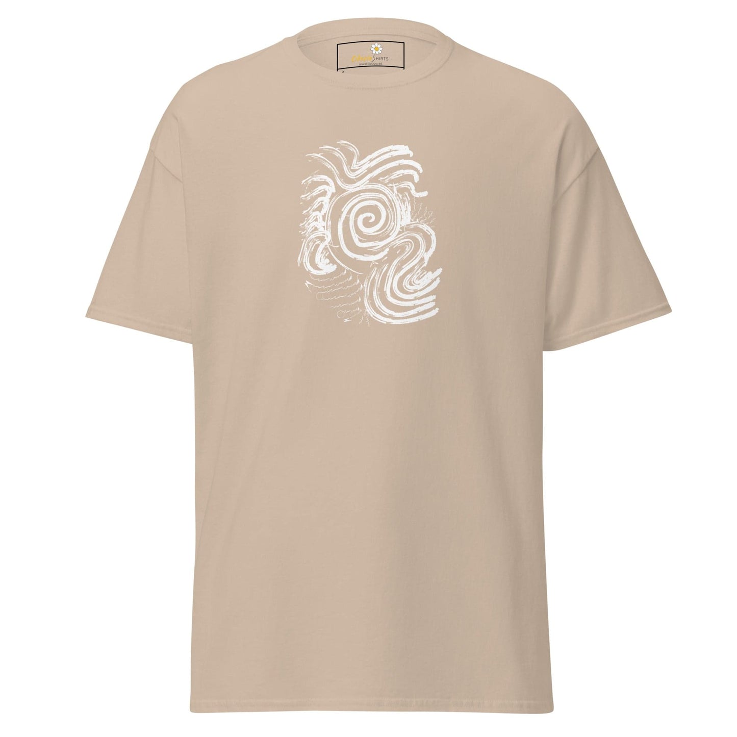 Unisex classic tee - ABSTRACT SUNLIGHT WAVES - REGULAR - Sand / S