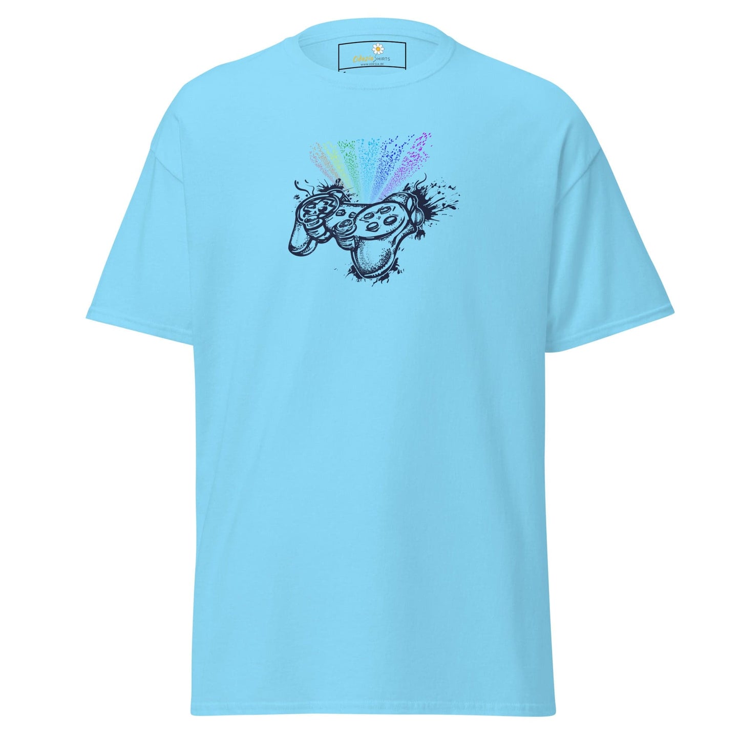 Unisex classic tee - IT COLORFUL GAMER - REGULAR - Sky / S