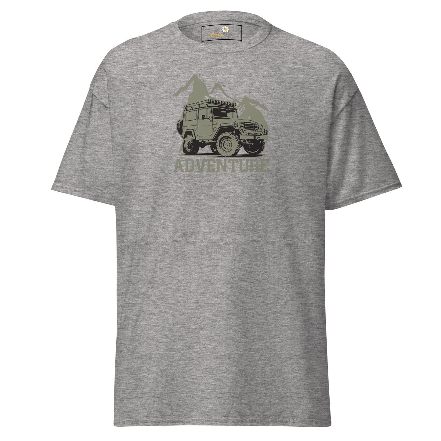Unisex classic t-shirt - MOTOR ADVENTURE 4X4 - REGULAR - Sport Grey / S