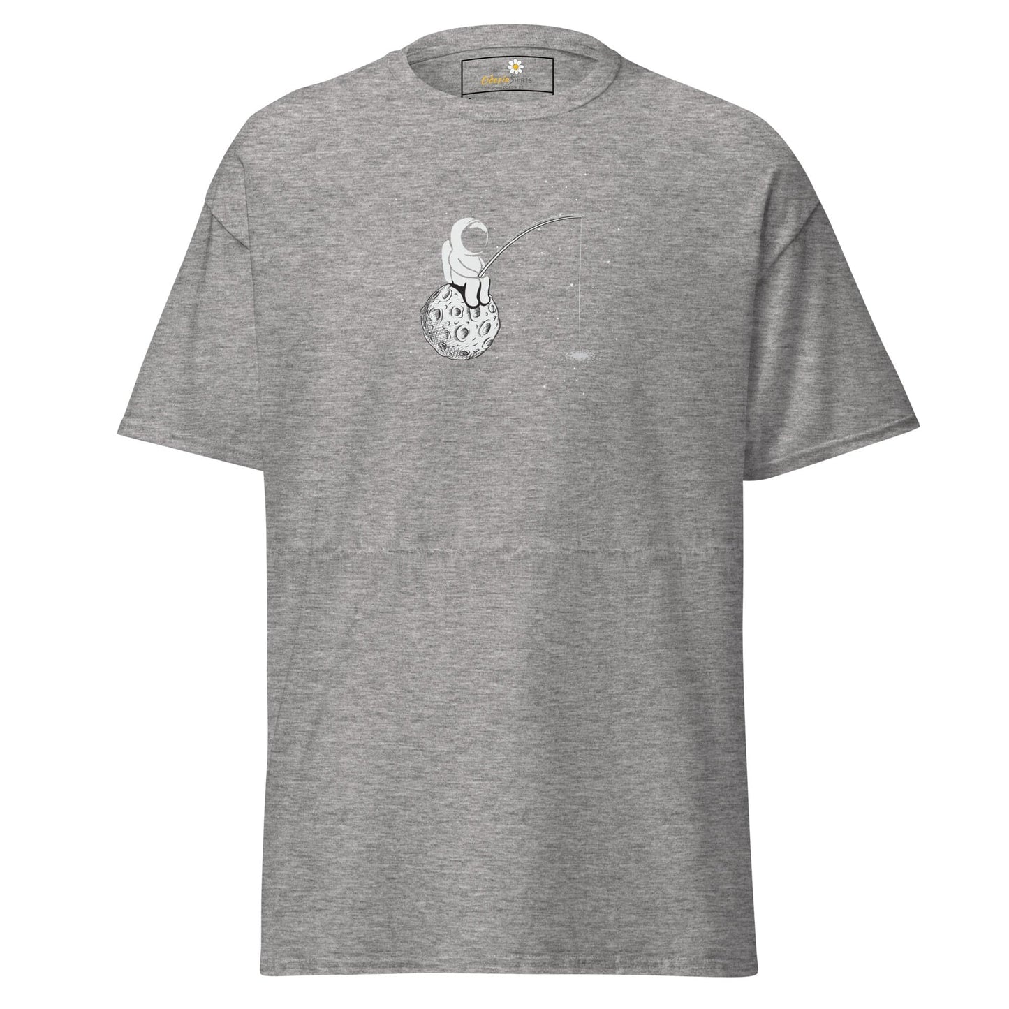 Unisex classic t-shirt - ASTRONAUT FISHING - REGULAR - Sport Grey / S