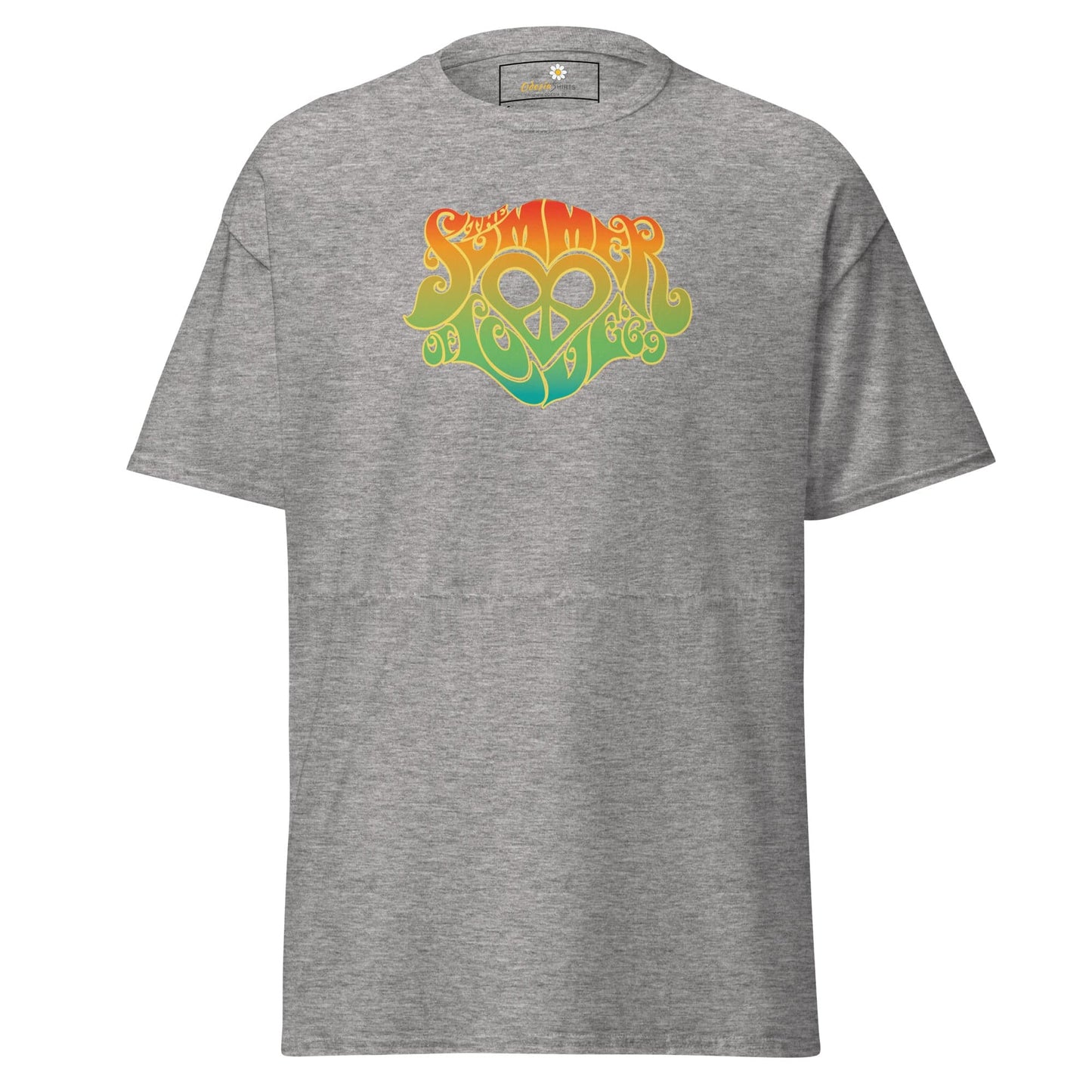 Unisex classic tee - POSITIVE SUMMER LOVE - REGULAR - Sport Grey / S