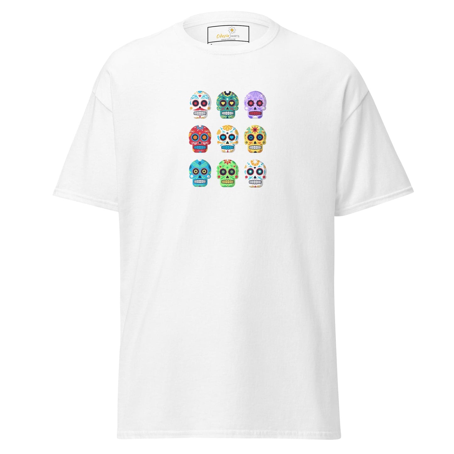 Unisex classic tee - SKULL COLOR SKULLS - REGULAR - White / S