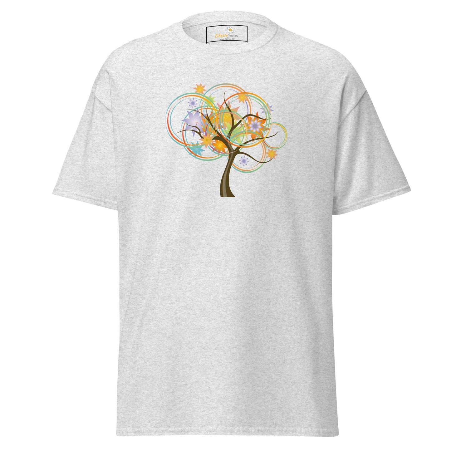 Unisex classic t-shirt - NATURE LIFE TREE - REGULAR - Ash / S