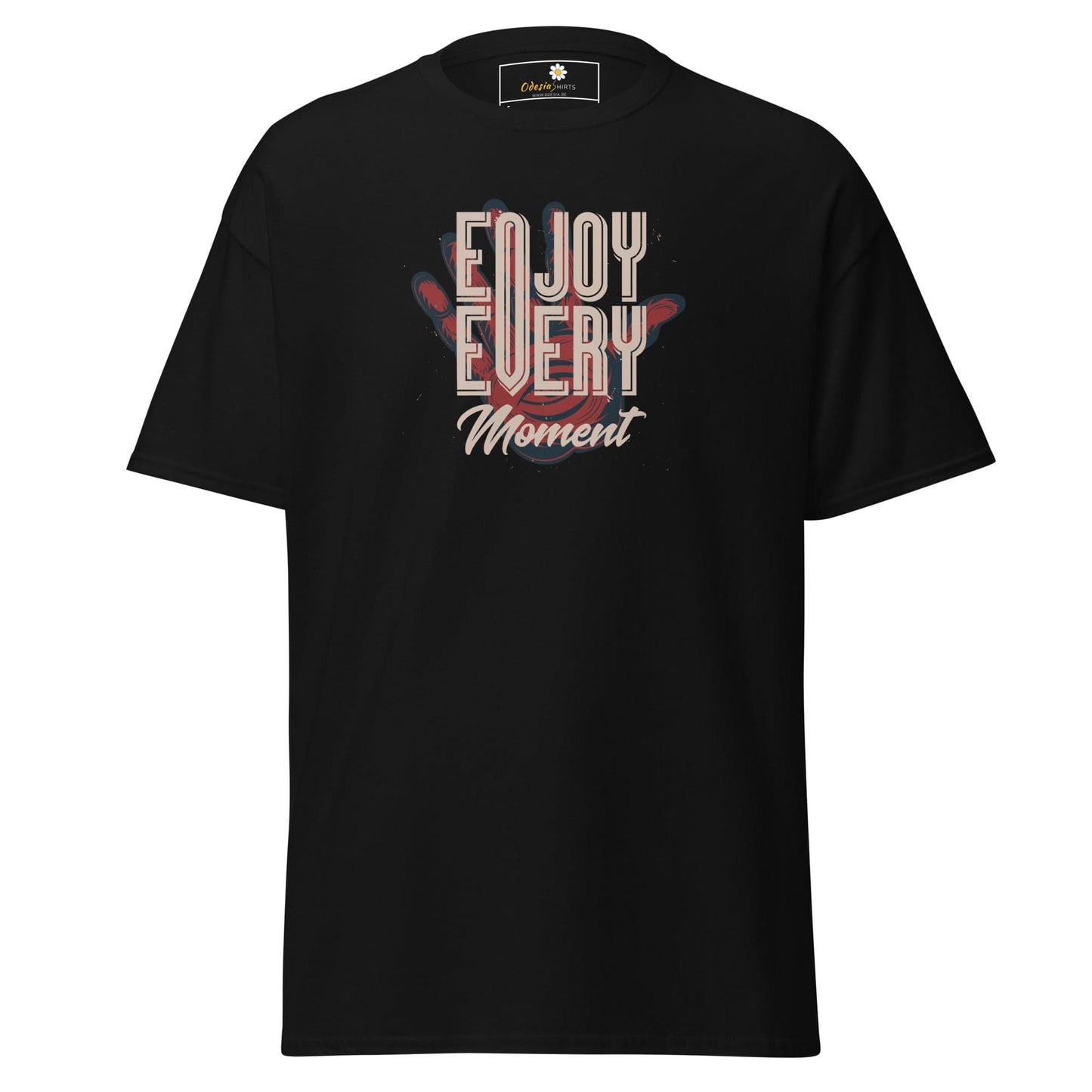 Unisex classic t-shirt - FANTASY ENJOY EVERY MOMENT - REGULAR - Black / S