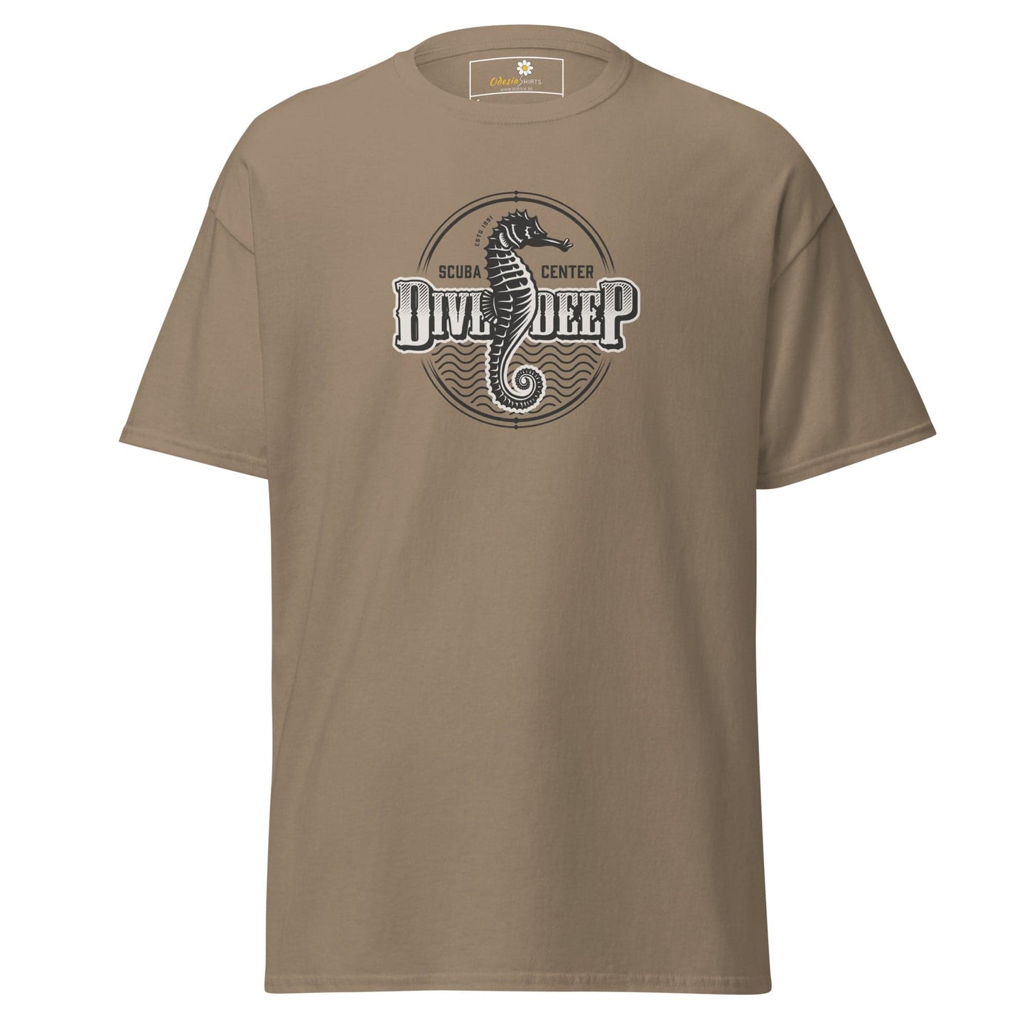 Unisex classic t-shirt - SEALIFE SEA HORSE DIVE DEEP - REGULAR - Brown Savana / S