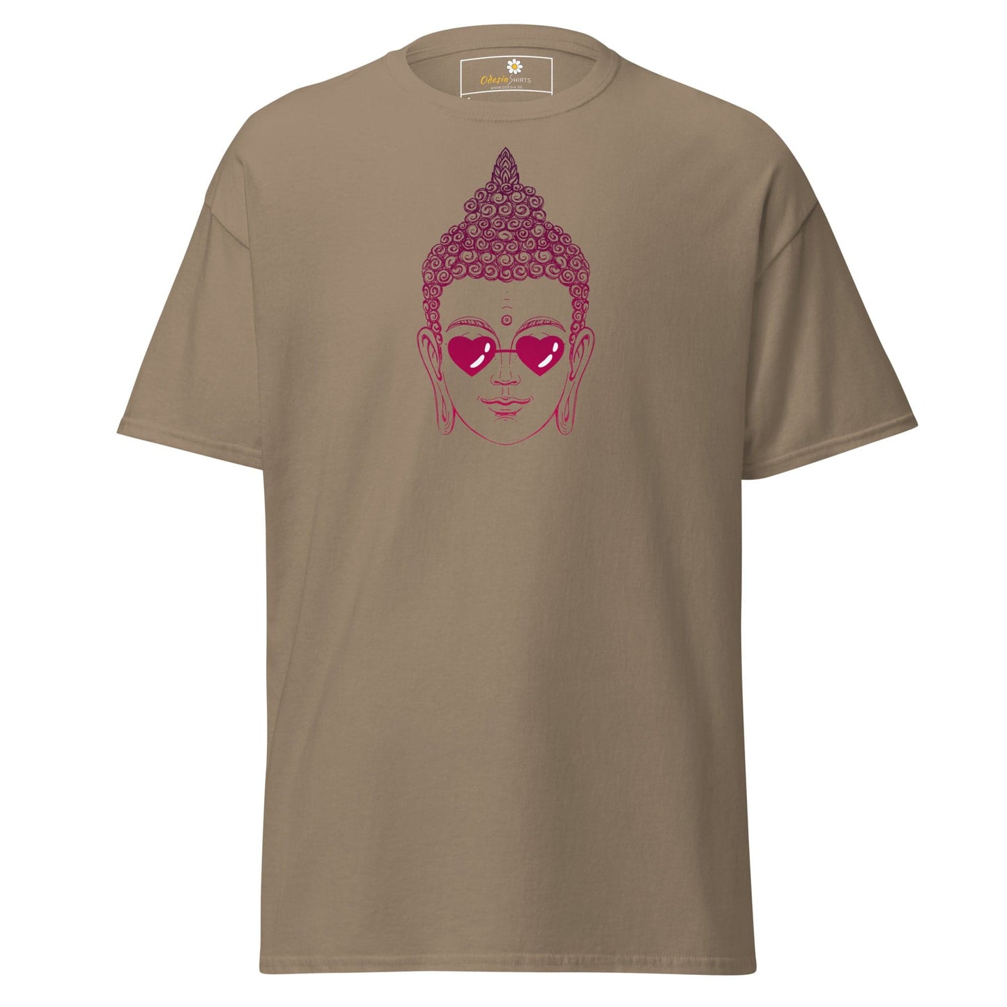 Unisex classic t-shirt - SPIRITUAL BUDDHA LOVE - REGULAR - Brown Savana / S