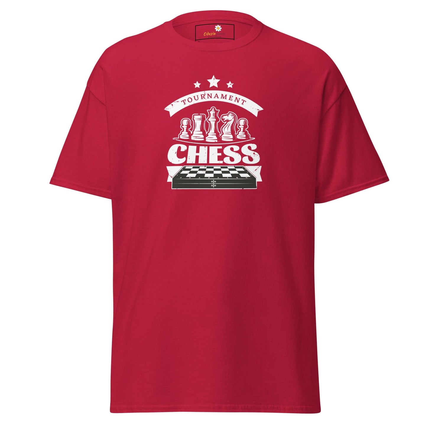Unisex classic t-shirt - GAMERS CHESS PLAY - REGULAR - Cardinal / S