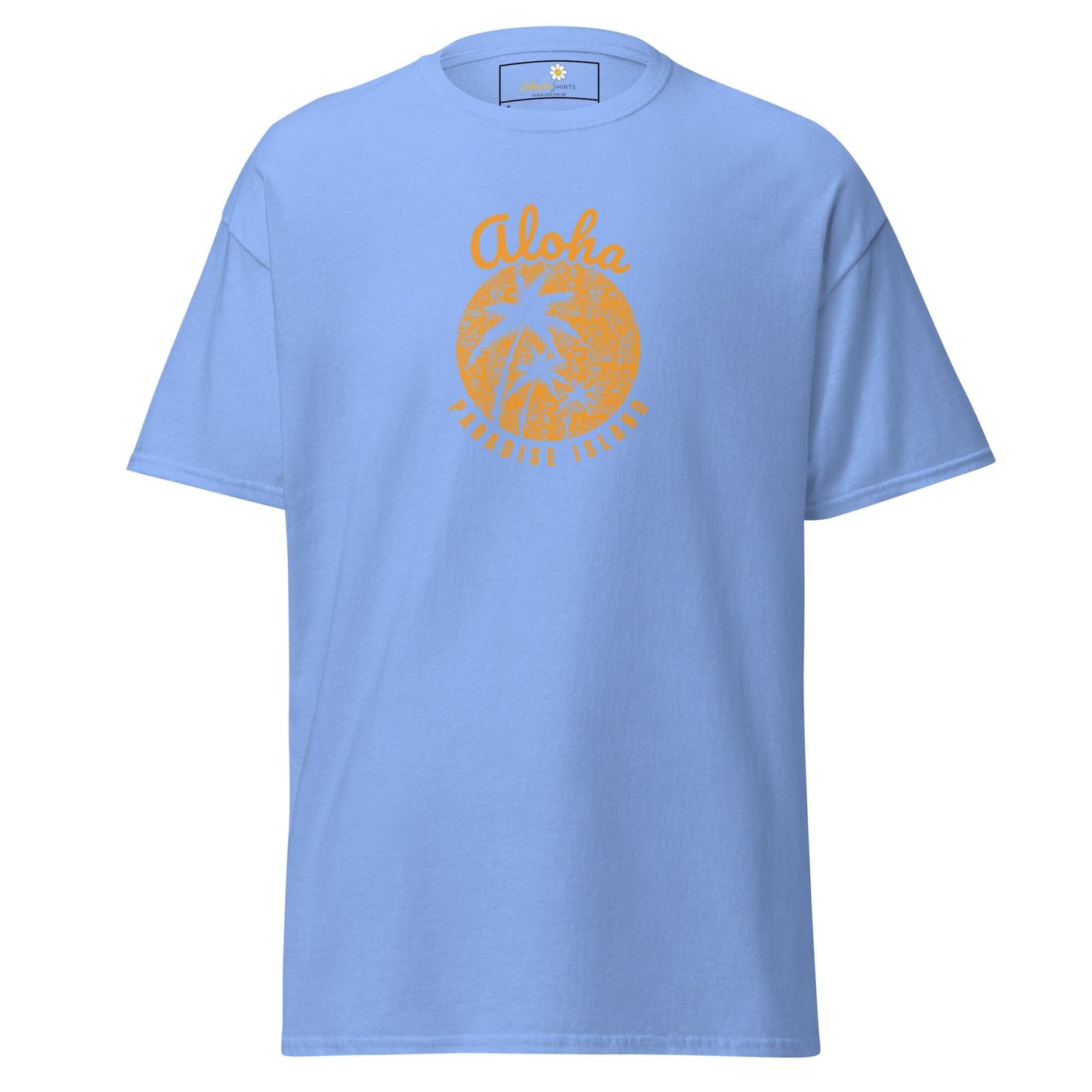 Unisex classic t-shirt - SUMMER COUNTRY PARADISE ISLAND - REGULAR - Carolina Blue / S