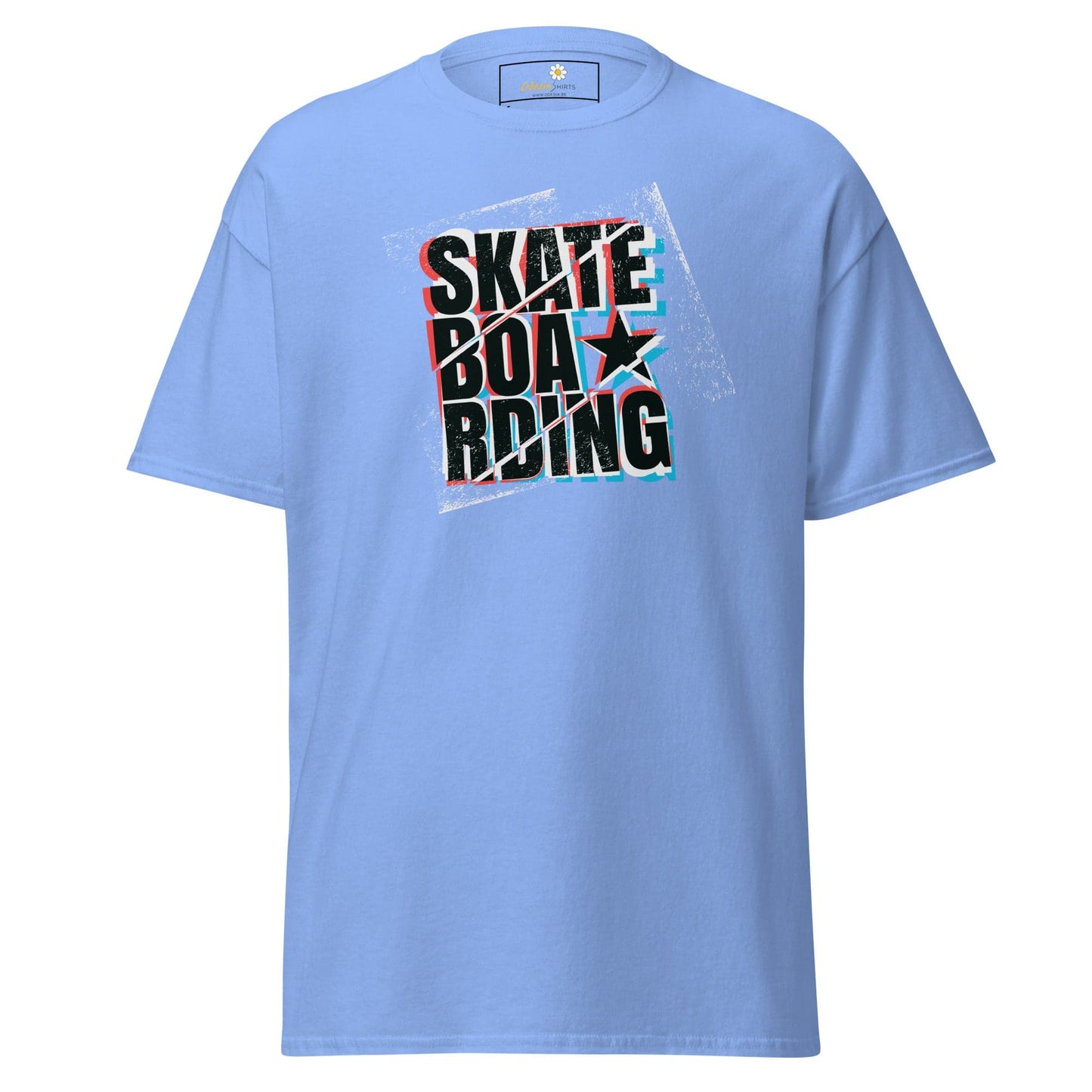Unisex classic t-shirt - URBAN SPORT SKATEBOARDING - REGULAR - Carolina Blue / S