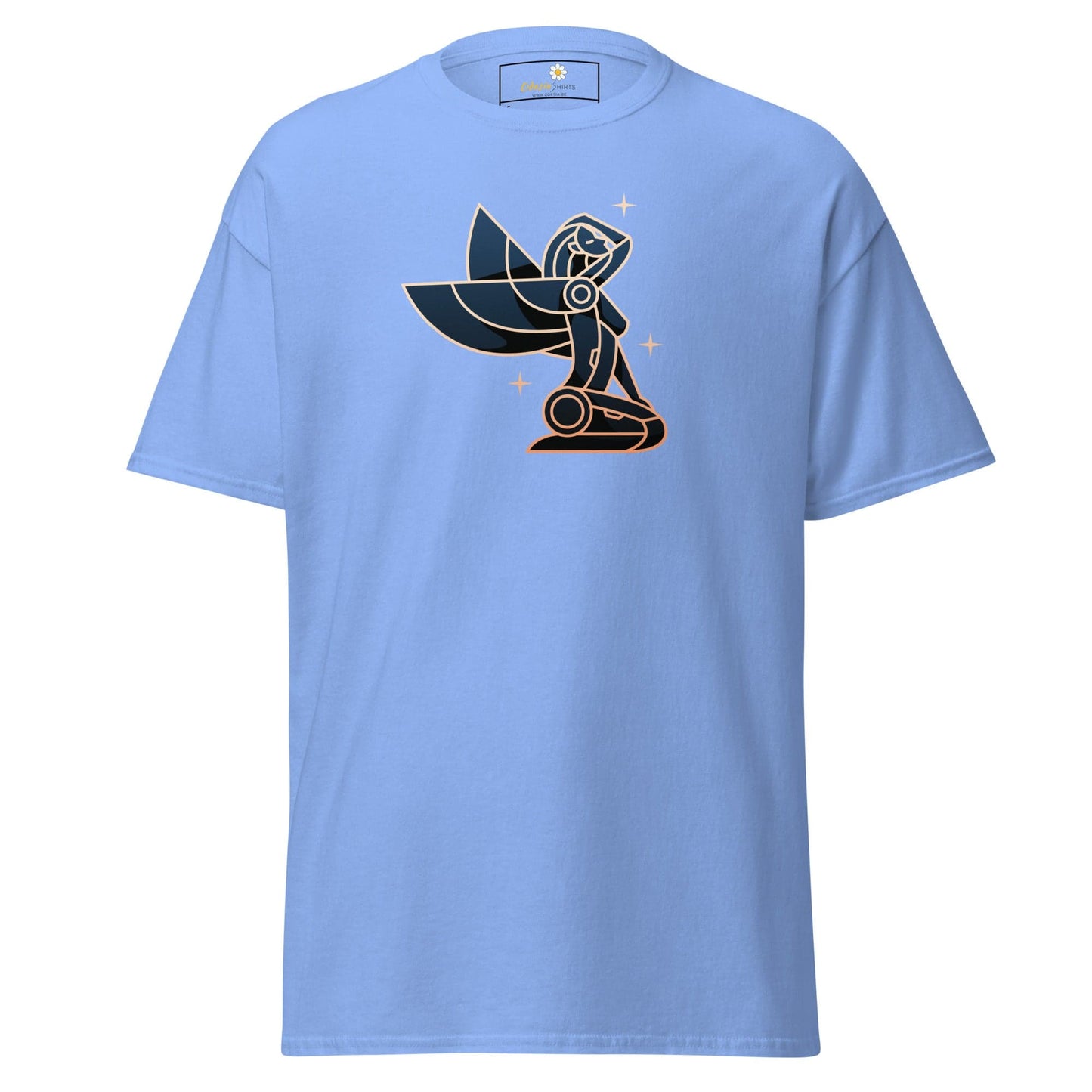 Unisex classic t-shirt - VIRGO WOMAN WINGS - REGULAR - Carolina Blue / S