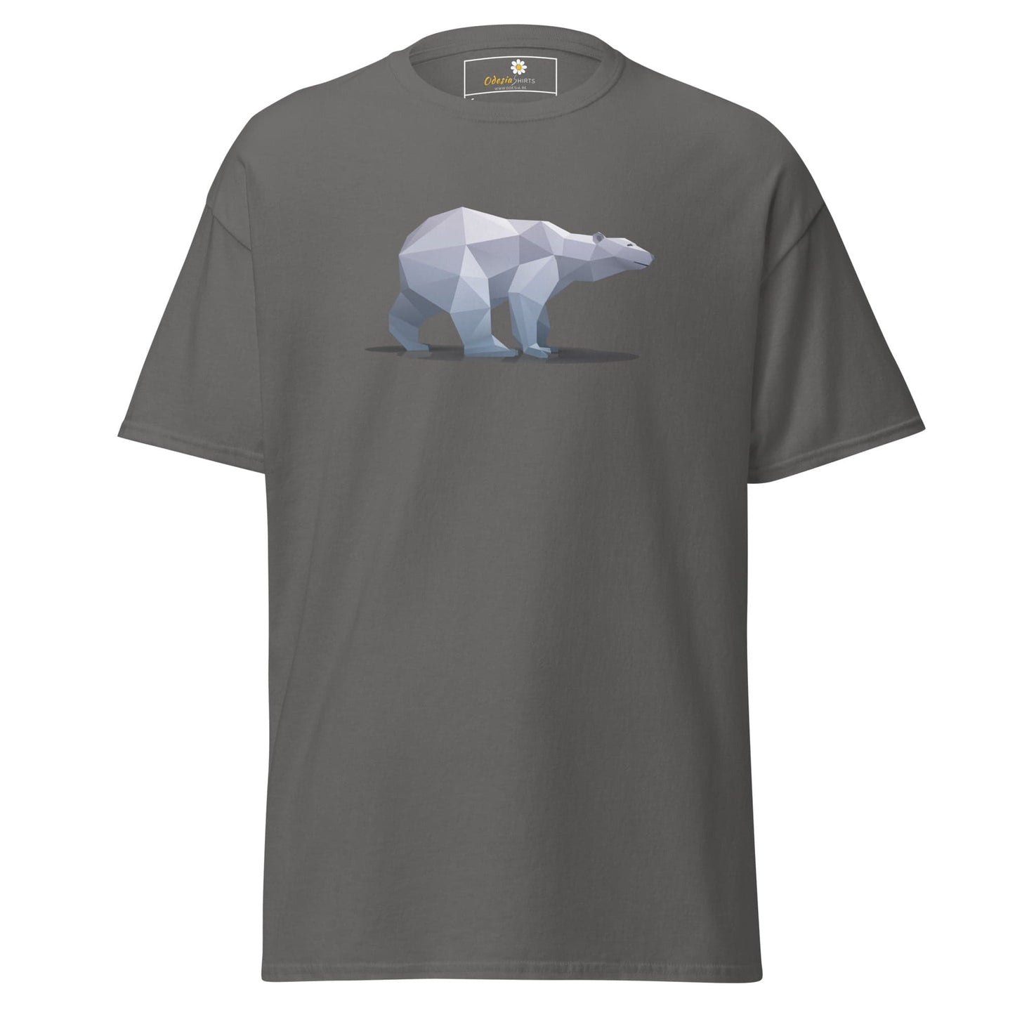 Unisex classic t-shirt - WILD LIFE ICE BEAR - REGULAR - Charcoal / S