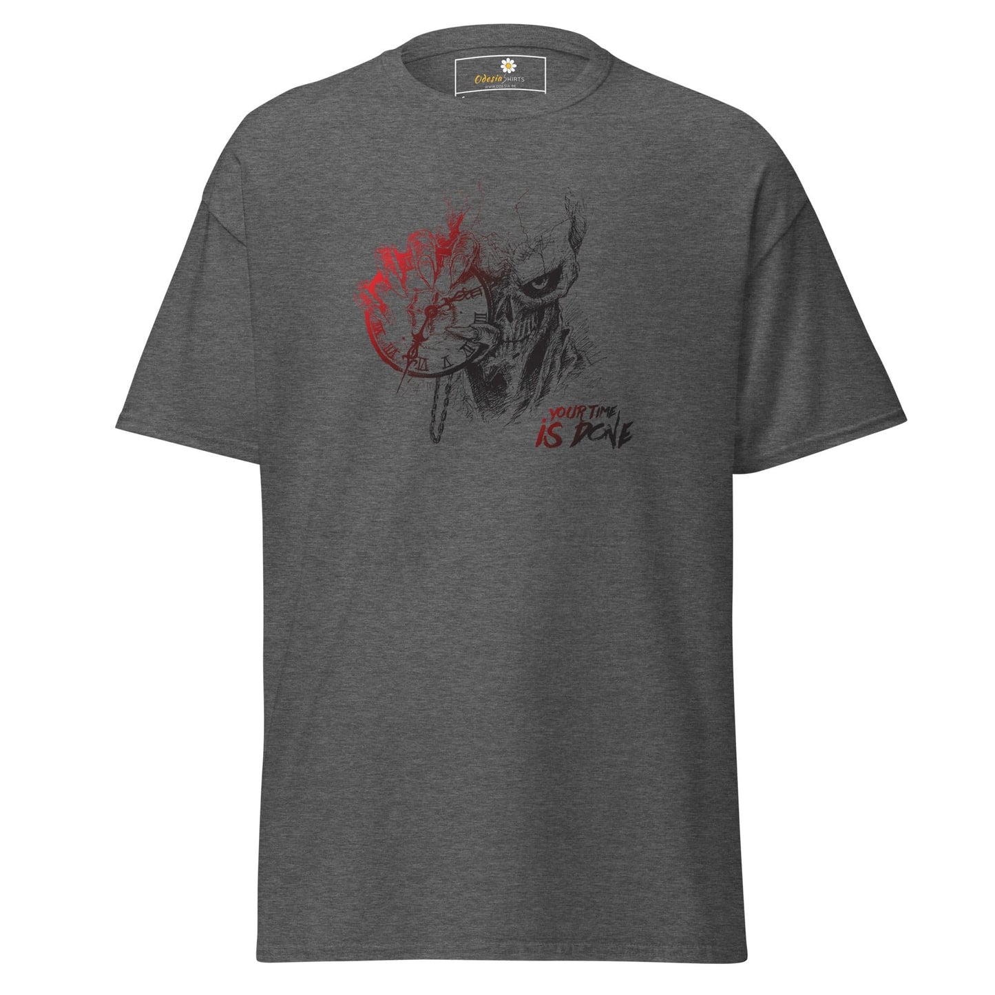 Unisex classic t-shirt - FANTASY TIME IS DUE - REGULAR - Dark Heather / S